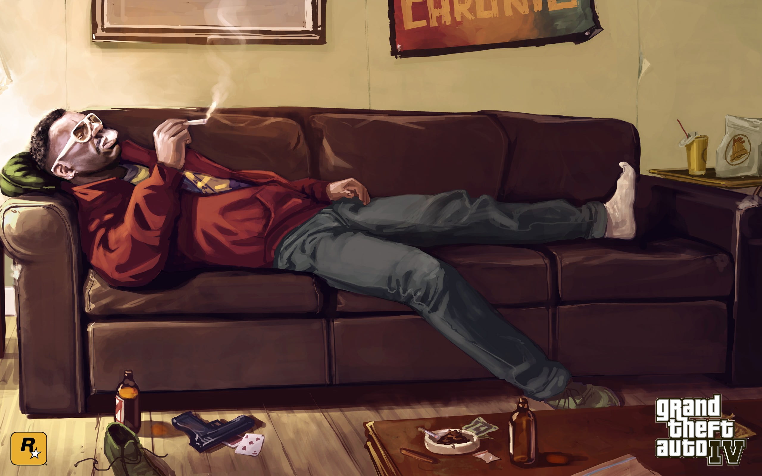 front view, red, people, living room, lifestyles, human representation, representation, indoors, furniture, black, domestic room, women, video games, home interior, HD Wallpaper
