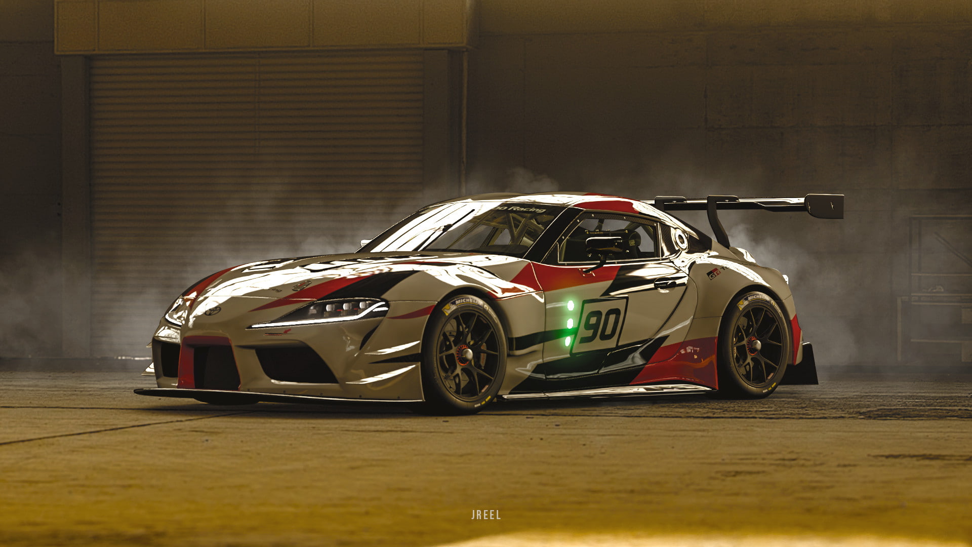 Toyota GR Supra, Gran Turismo Sport, 1080P, Gran Turismo, HD Wallpaper