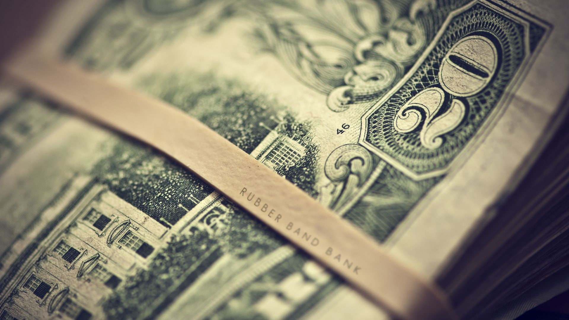 money, dollar bills, dollars, 1080P, depth of field, HD Wallpaper