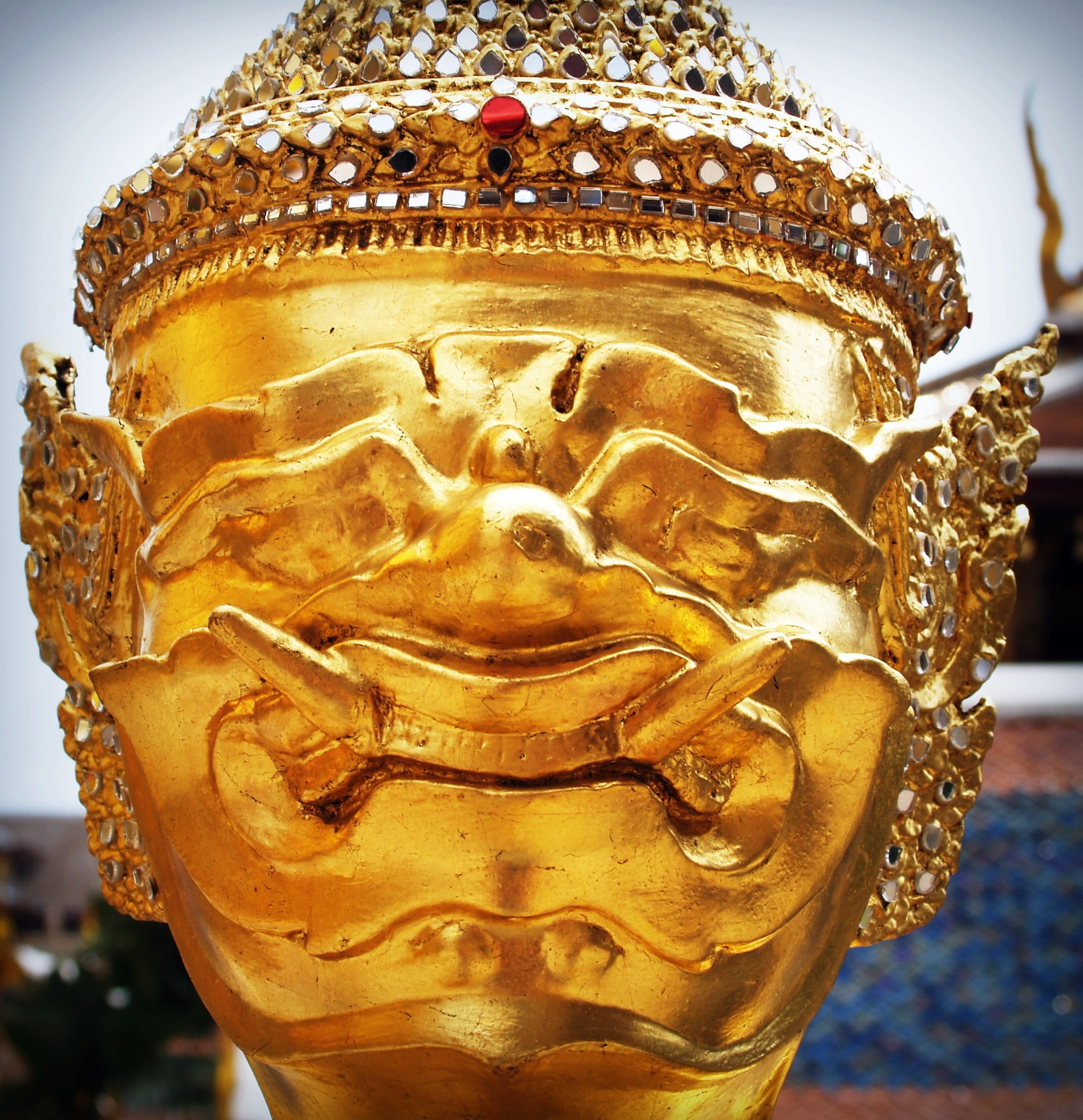 religion, idol, Isolated, color, cultures, art and craft, ancient, belief, 1080P, guard, ravana, asian, Sculpture, bangkok, rattanakosin, spirituality, Phone HD Wallpaper