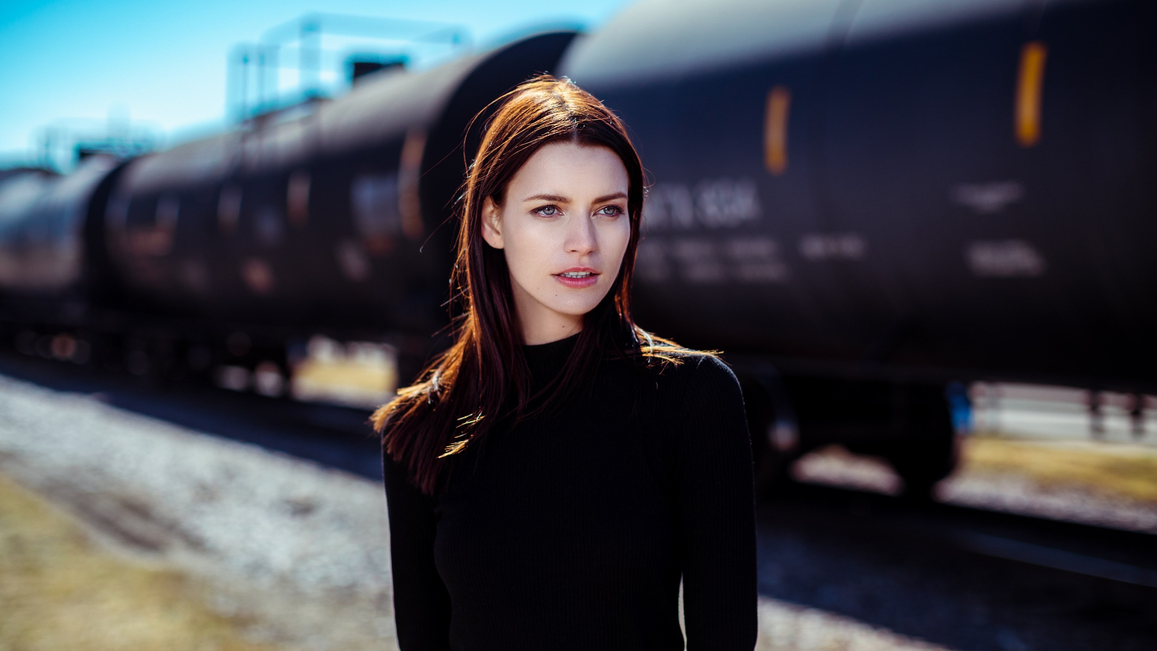 4K, high definition girl  3840x2160, HD Wallpaper