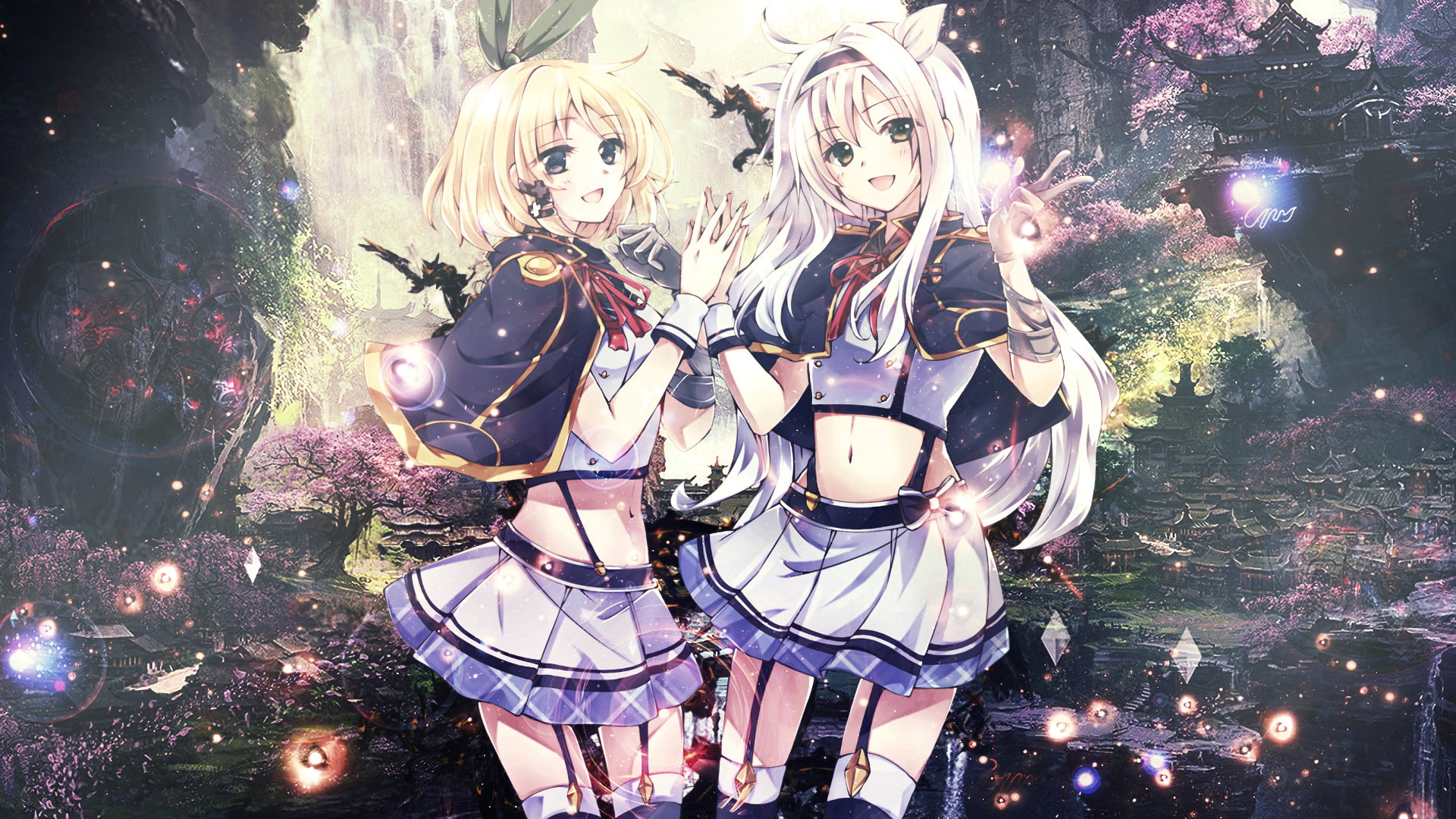 Anime, 1080P, Rumia Tingel, Sistine Fibel, Rokudenashi Majutsu Koushi to Akashic Records, HD Wallpaper