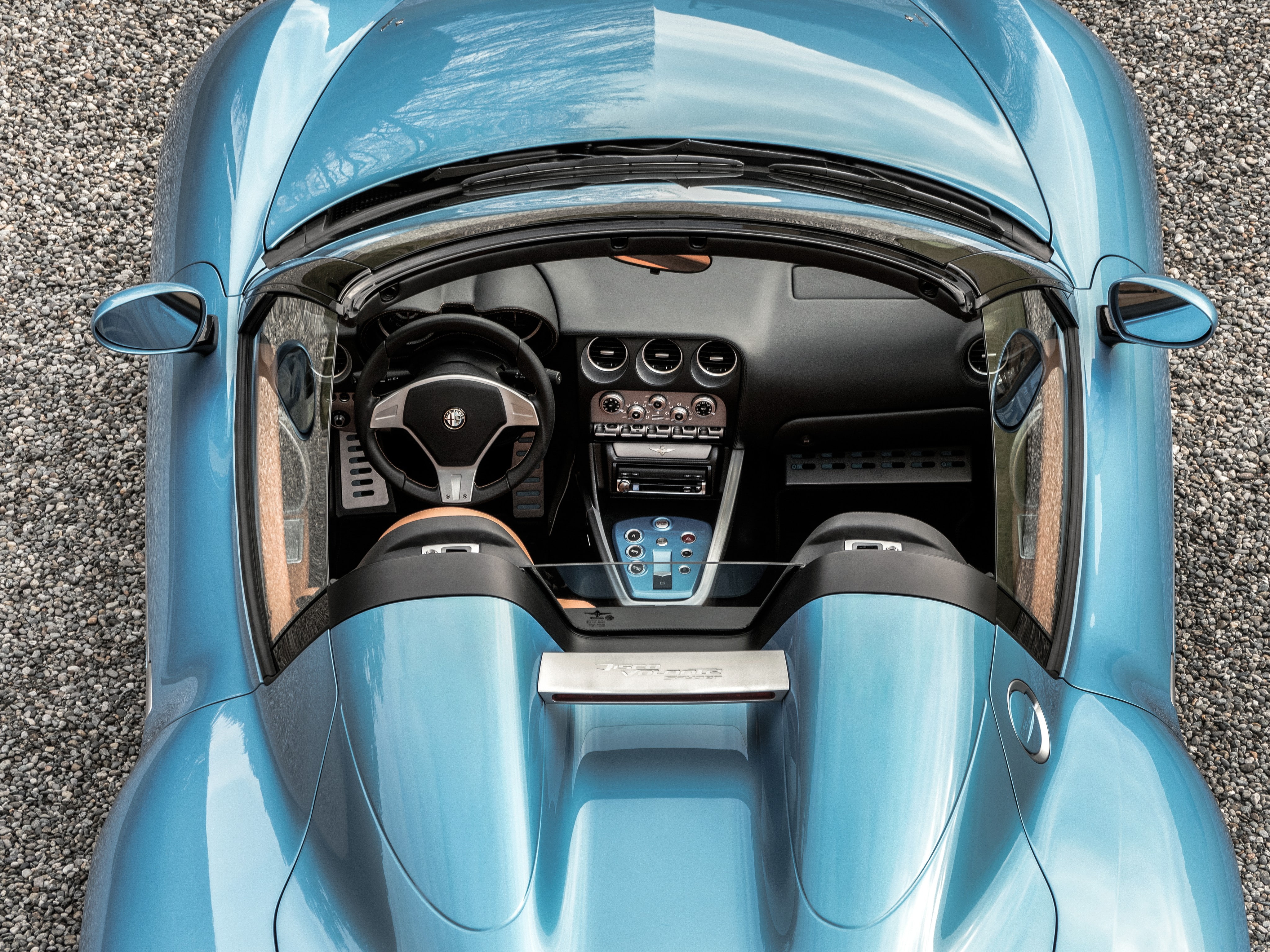 interior, 4K, Geneva Auto Show 2016, Alfa Romeo Disco Volante Spyder, HD Wallpaper