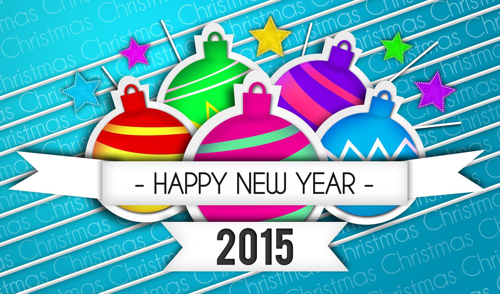720P, hight quality, happy, background, 2015, year, new, quality, new year 2015, text, hight, HD Wallpaper