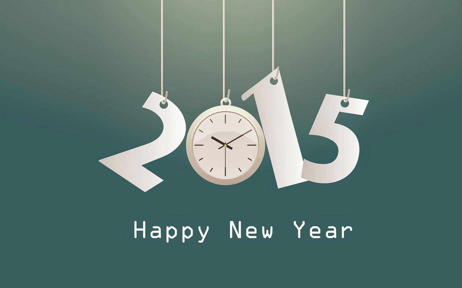poster, 1080P, holiday, happy, new year 2015, year, 2015, new, HD Wallpaper
