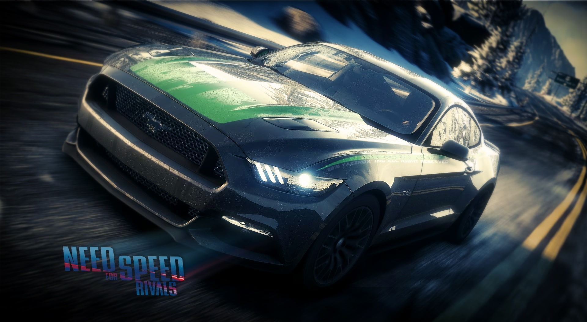 transportation, communication, speed, racecar, day, gray, reflection, lighting equipment, high angle view, 1080P, mustang, car, need, indoors, motor vehicle, HD Wallpaper