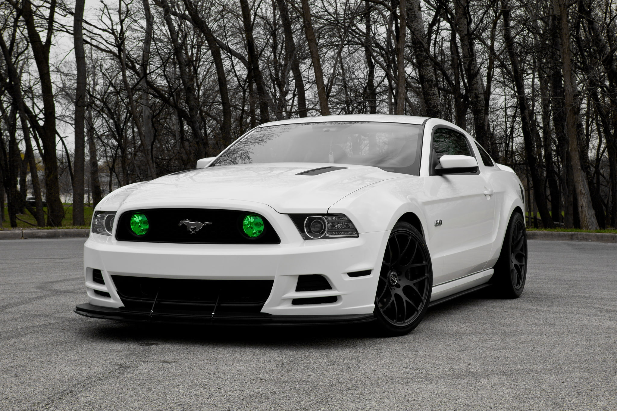 GT500, Mustang, Ford, 5.0, 1080P, white, HD Wallpaper