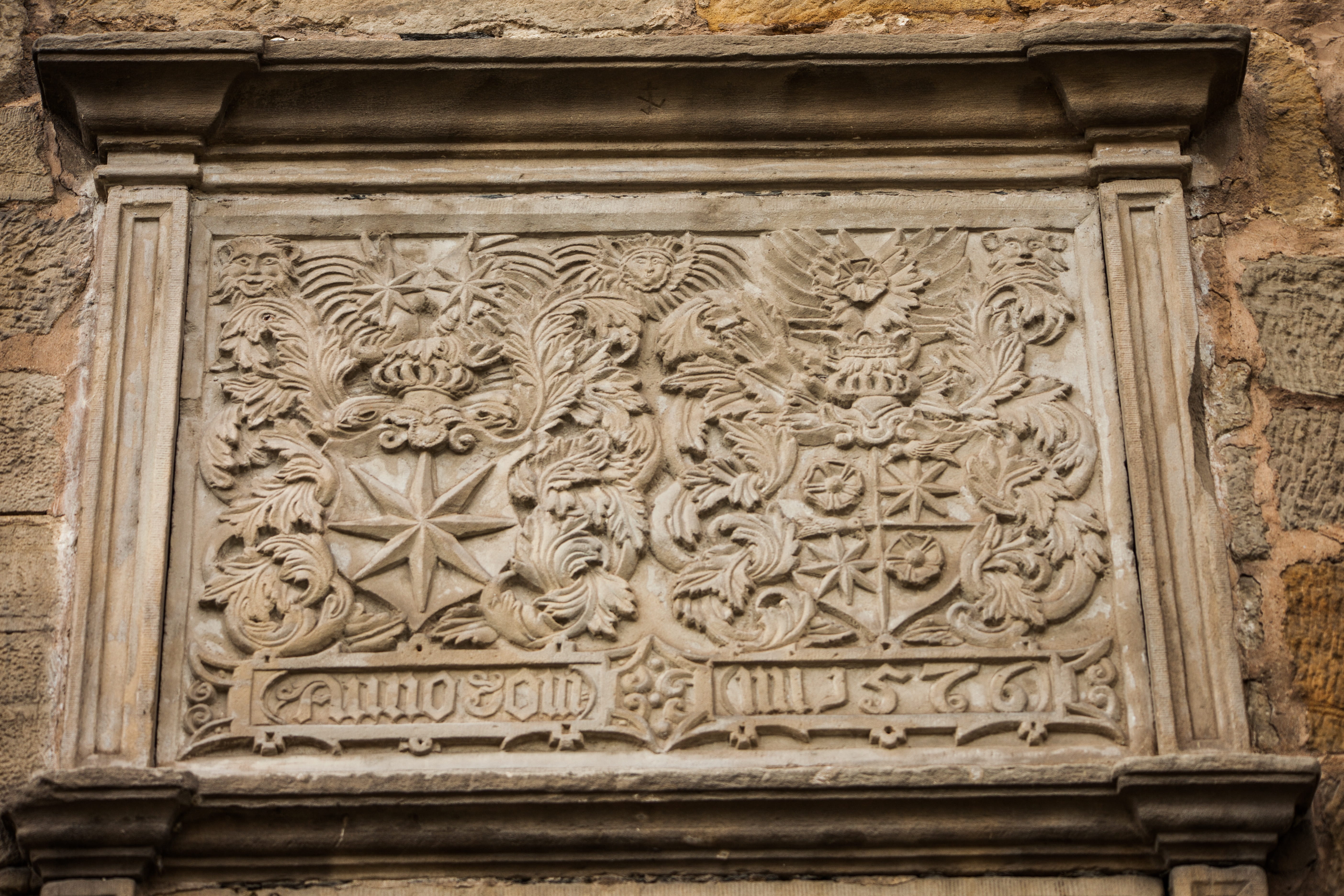 no people, ornament, carving - craft product, structure, human representation, the past, northern hesse, architecture, 5K, steinplatte, day, facade, stone, HD Wallpaper