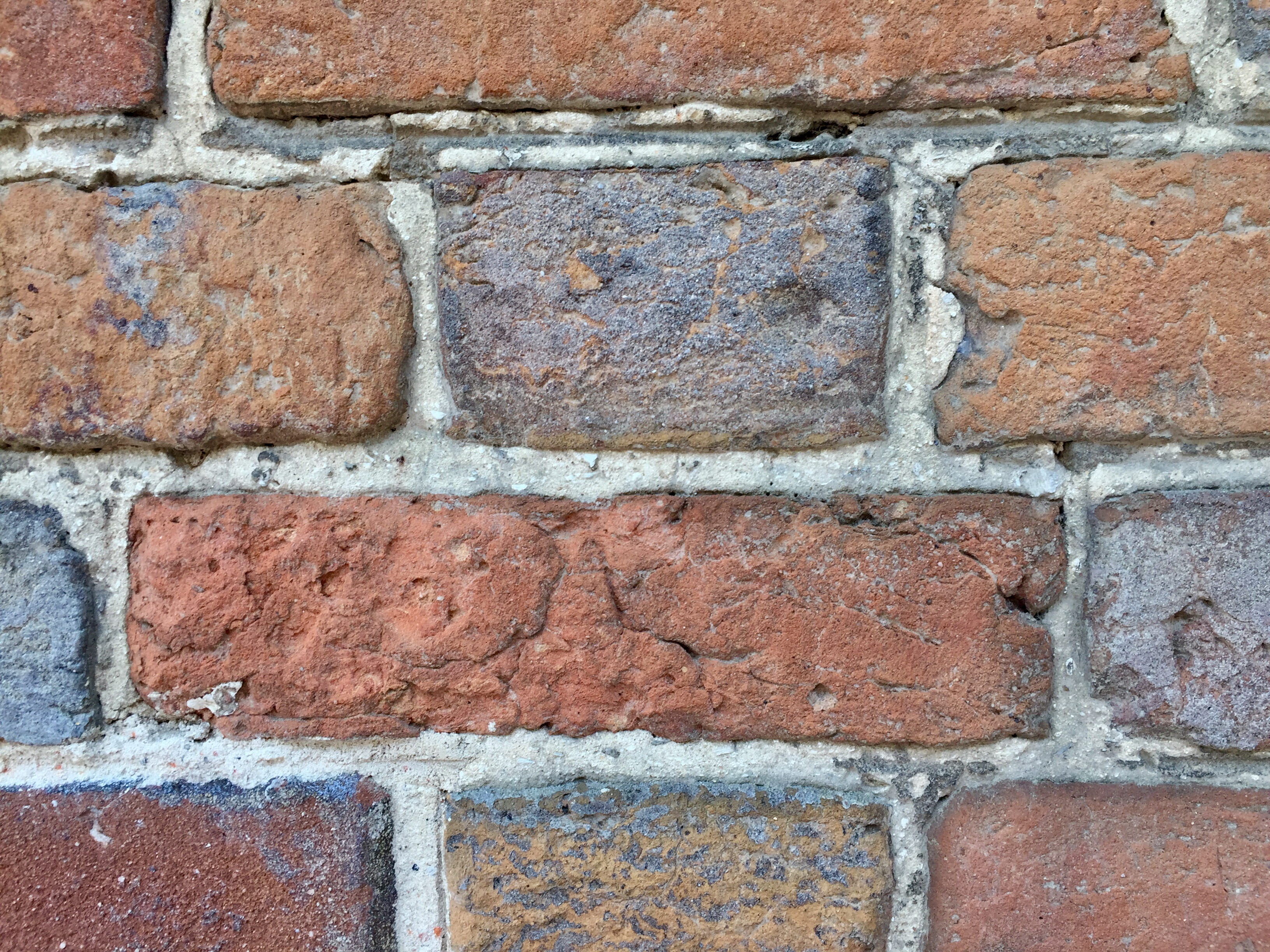 no people, rough, full frame, background, wall, emotion, solid, up, backgrounds, united states, brick, day, 2K, textured, multi colored, wall - building feature, HD Wallpaper
