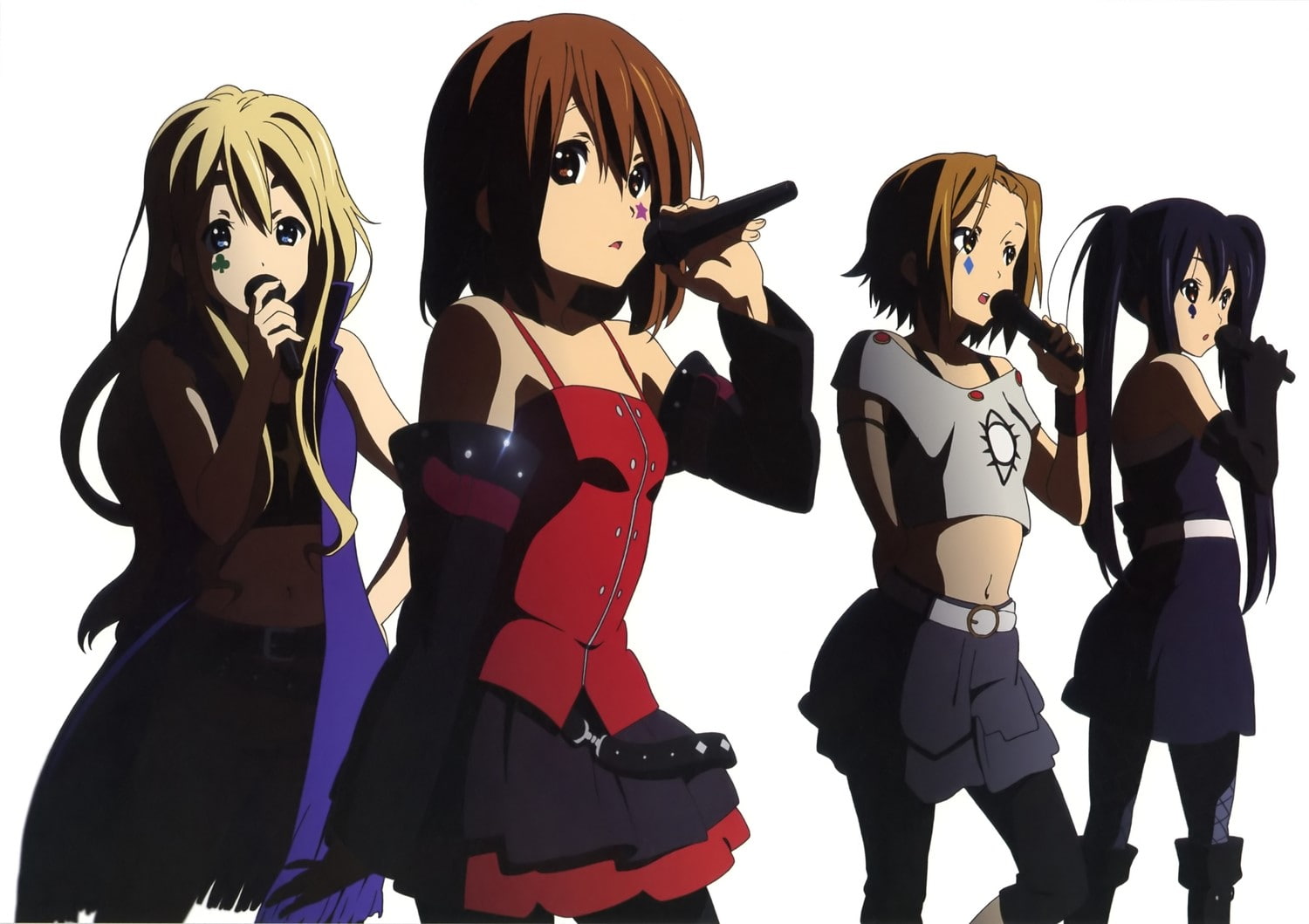mannequin, art and craft, K-on, Girls, Nakano azusa-ta, large group of objects, toy, clothing, Kotobuki tsumugi, no people, human representation, imitation, HD Wallpaper