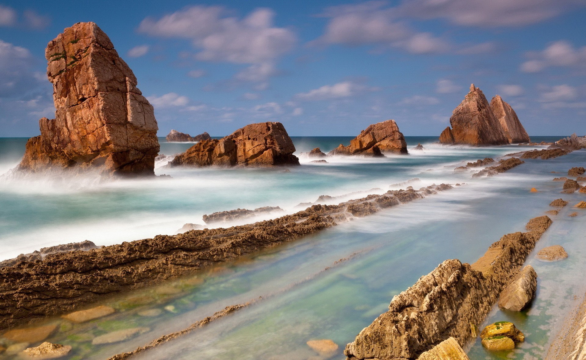 rocks, landscape, nature, tabs, 1080P, water, HD Wallpaper