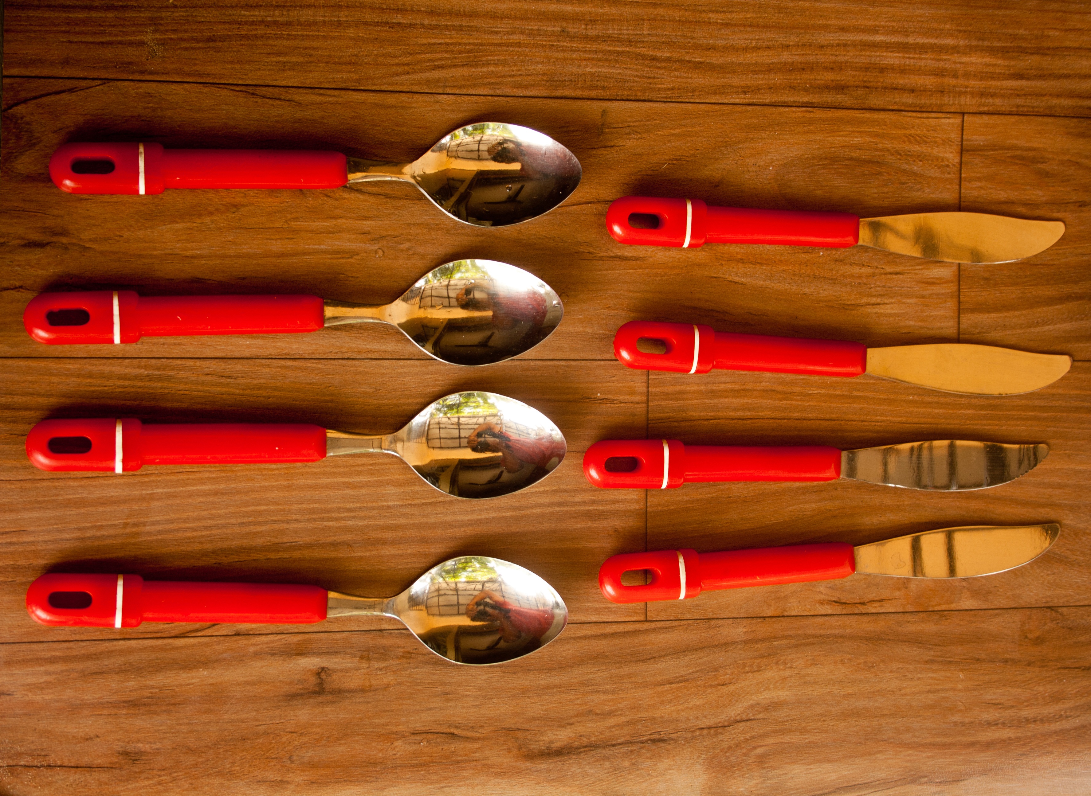 kitchen Utensil, directly above, large group of objects, pattern, ball, organization, silverware, close-up, equipment, wood - Material, knives, choice, HD Wallpaper