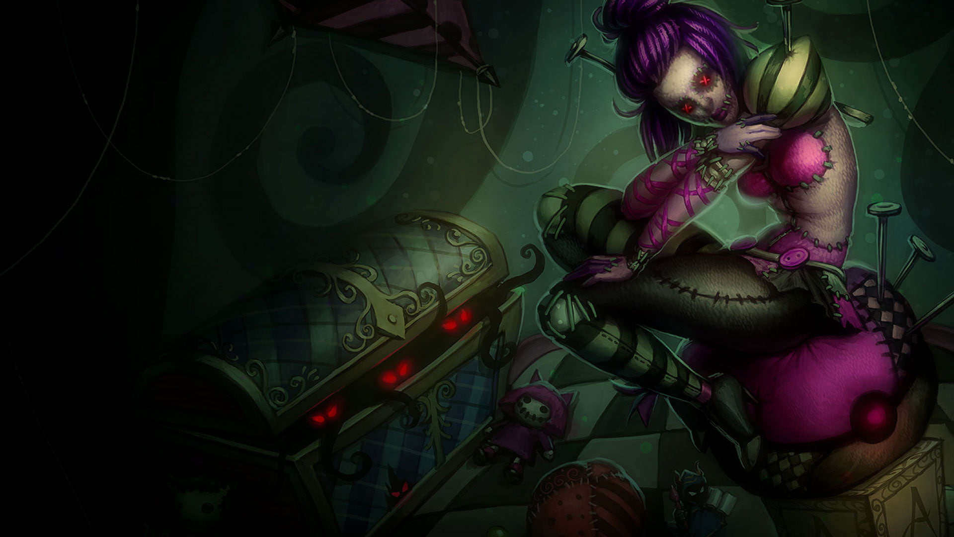 1080P, orianna, league, sewn, video games, legends, hd, chaos, HD Wallpaper