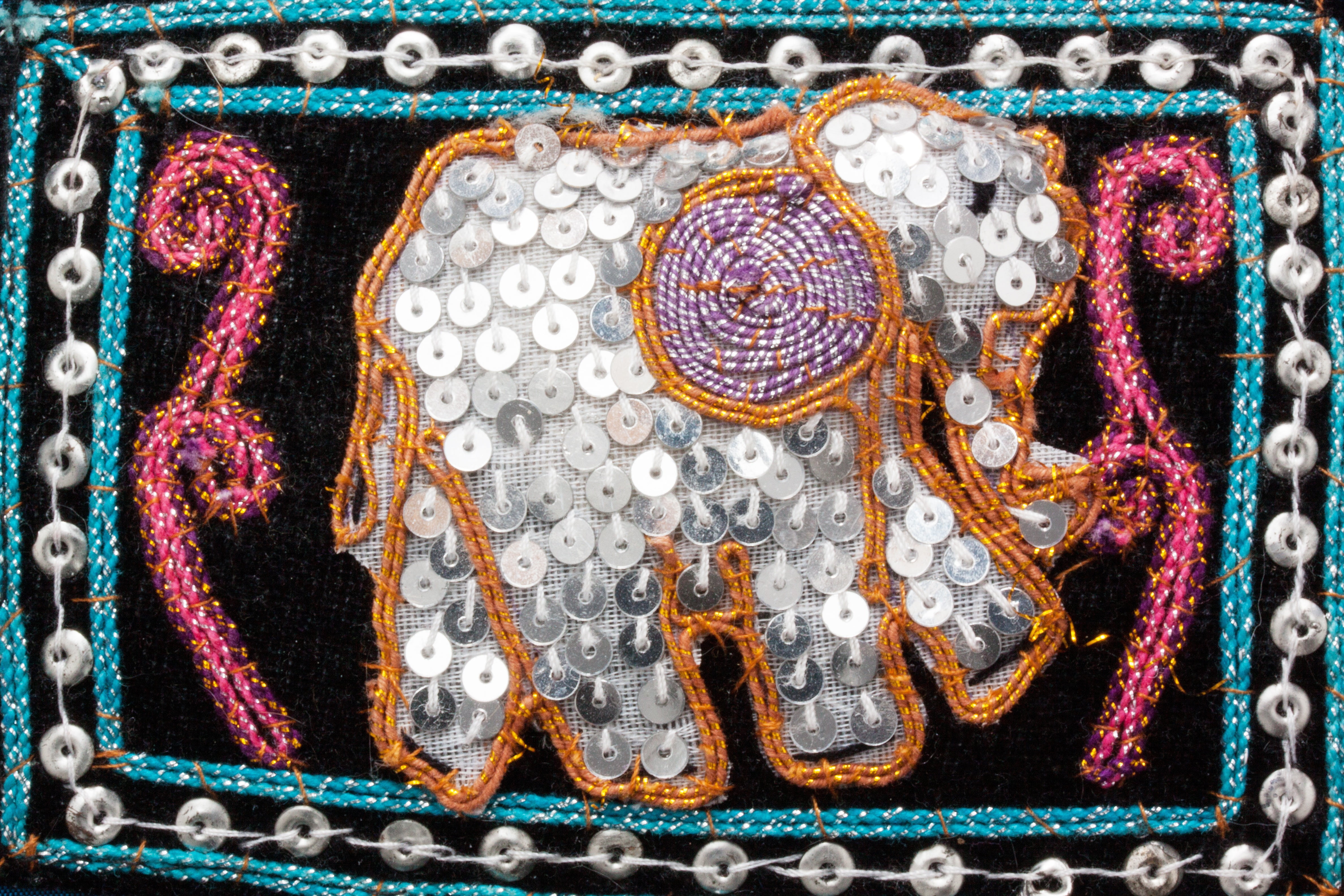 indoors, no people, jewelry, market, shiny, high angle view, multi colored, textile, fashion, pattern, sparkle, close-up, elephant, black, decoration, metal, HD Wallpaper