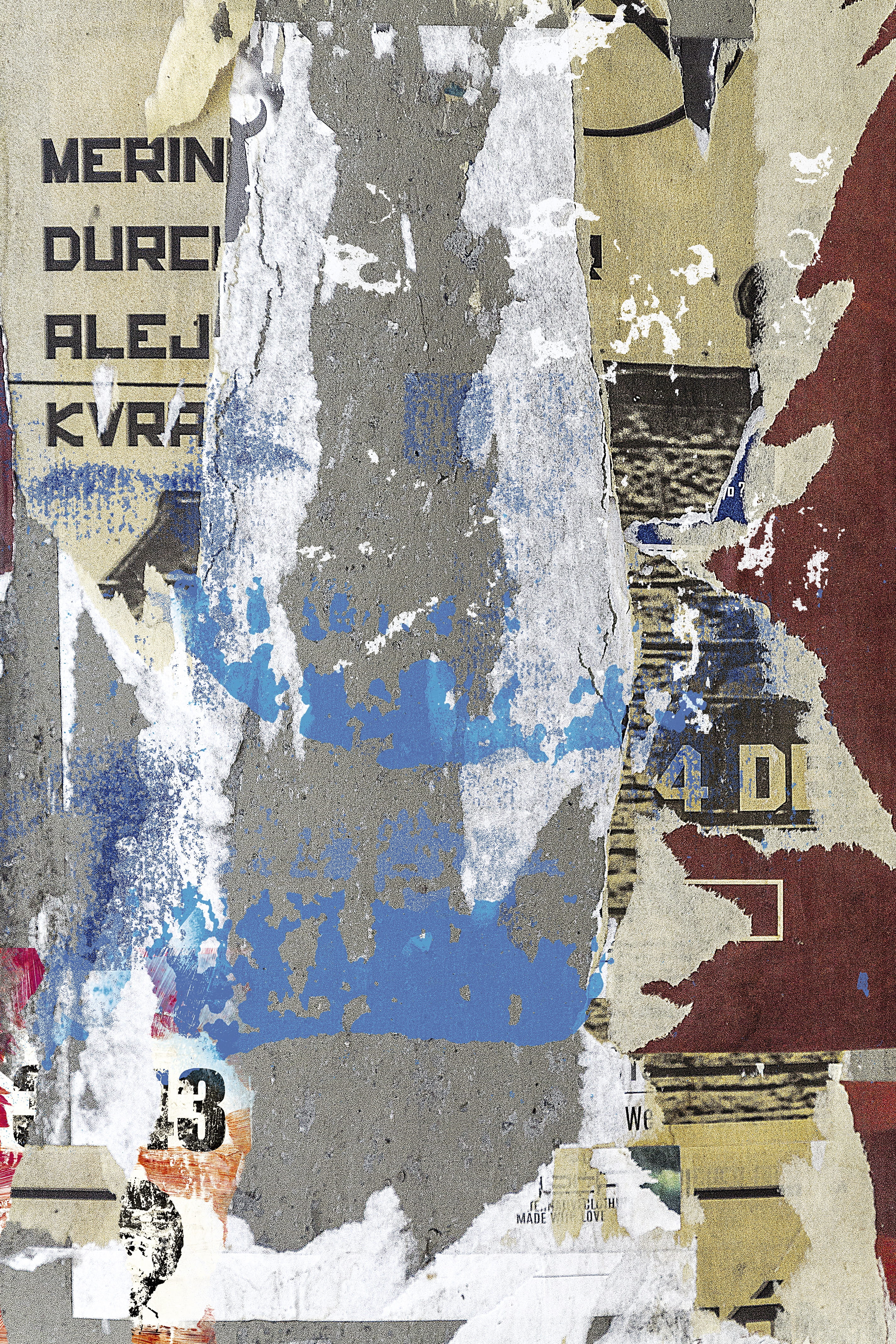 concrete, damaged, city, ruined, decline, torn paper, Background, wall - building feature, grunge, Torn, close-up, graffiti, wall, painted, full frame, Phone HD Wallpaper