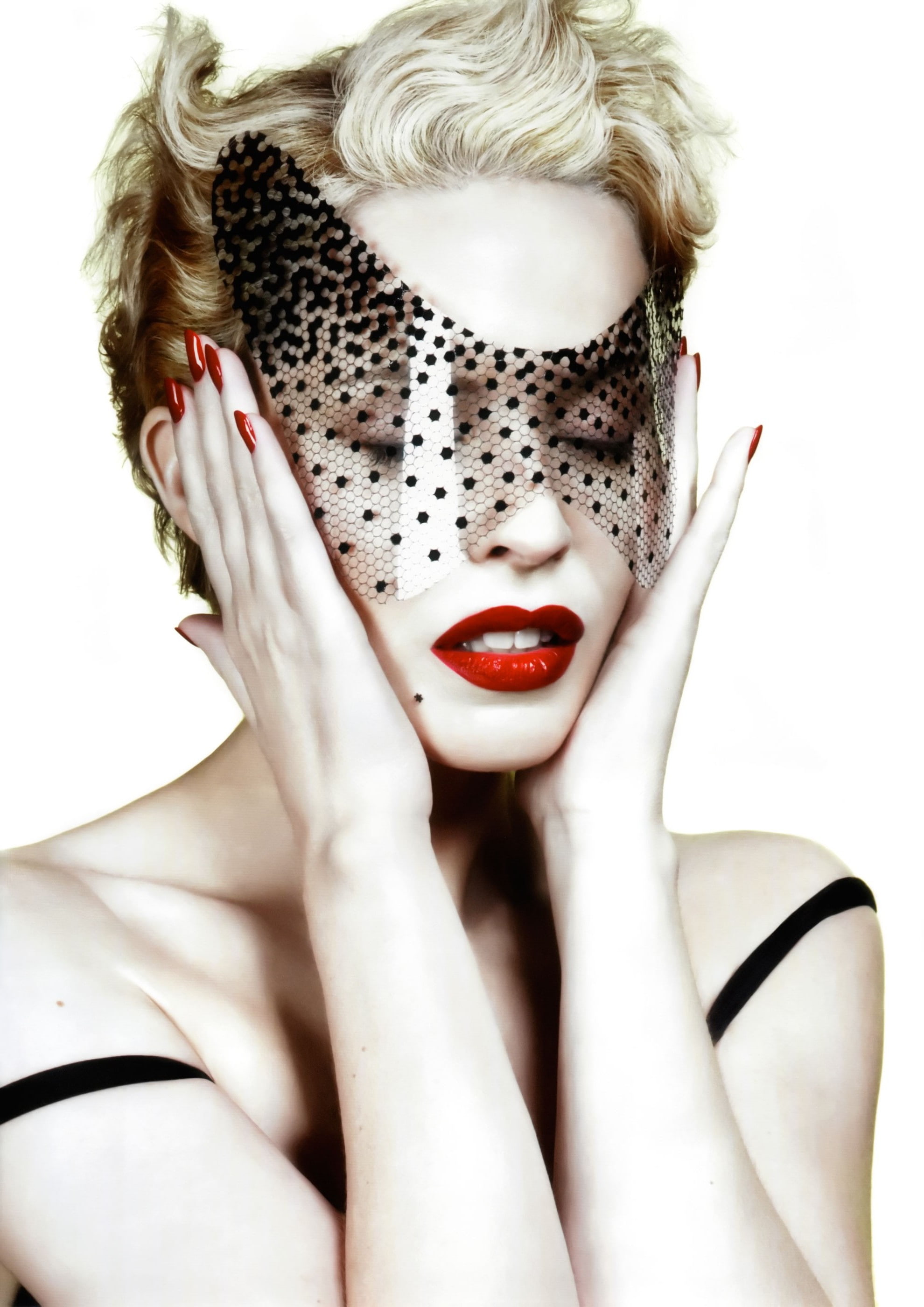 face, women, Kylie Minogue, 2K, Phone HD Wallpaper