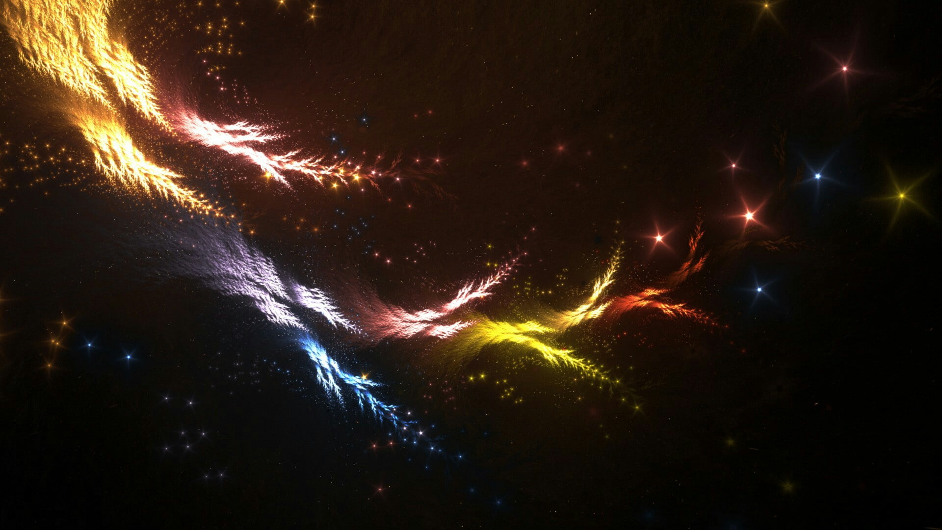 3d, flow, shining, drops, design, animate, imagination, 1080P, abstract, layout, shadow, HD Wallpaper