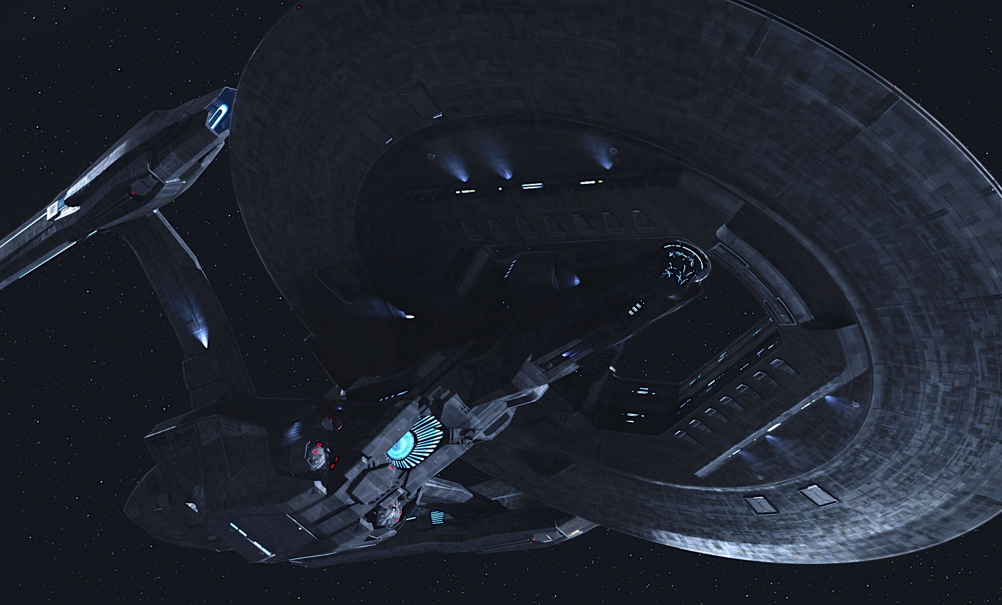 star, 1080P, darkness, starship, movies, sci, spaceship, dark, trek, enterprise, HD Wallpaper