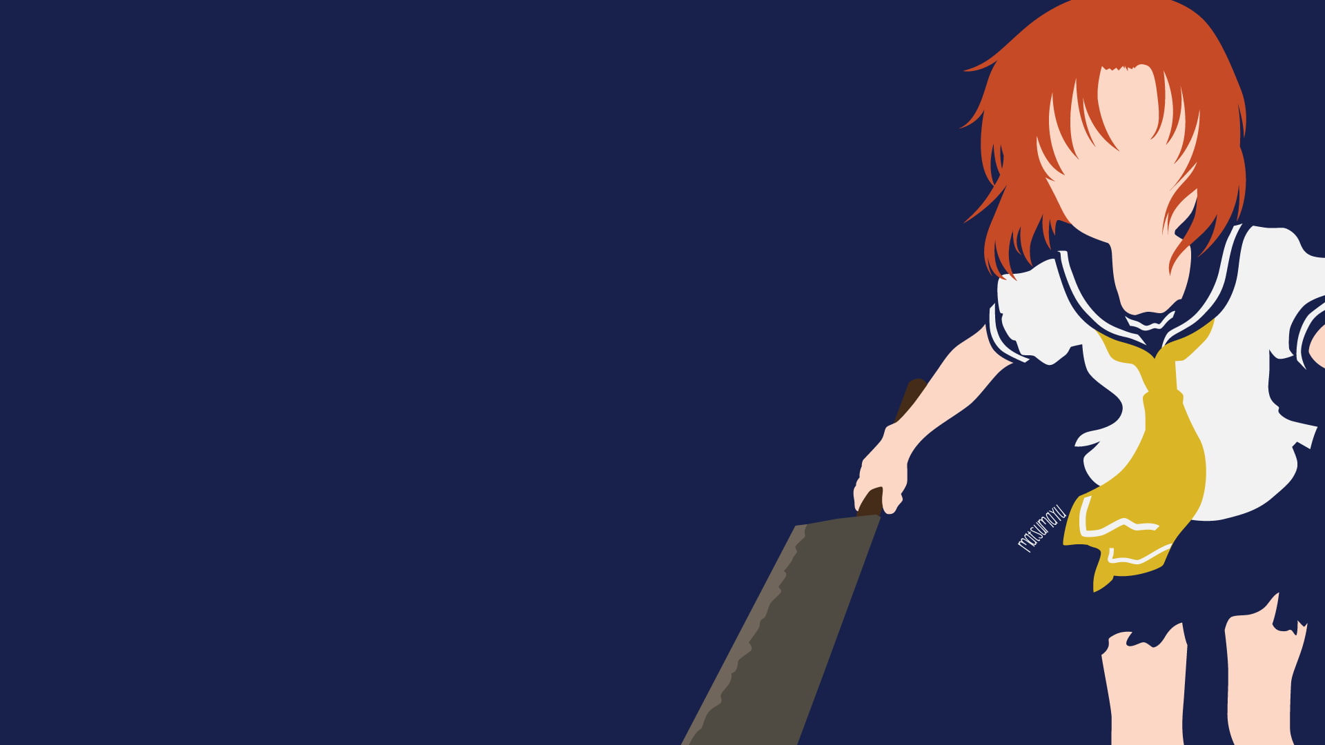 standing, people, adult, bending, Higurashi No Naku Koro Ni, lifestyles, women, mammal, Ryuuguu Reina, men, clothing, sign, representation, copy space, HD Wallpaper