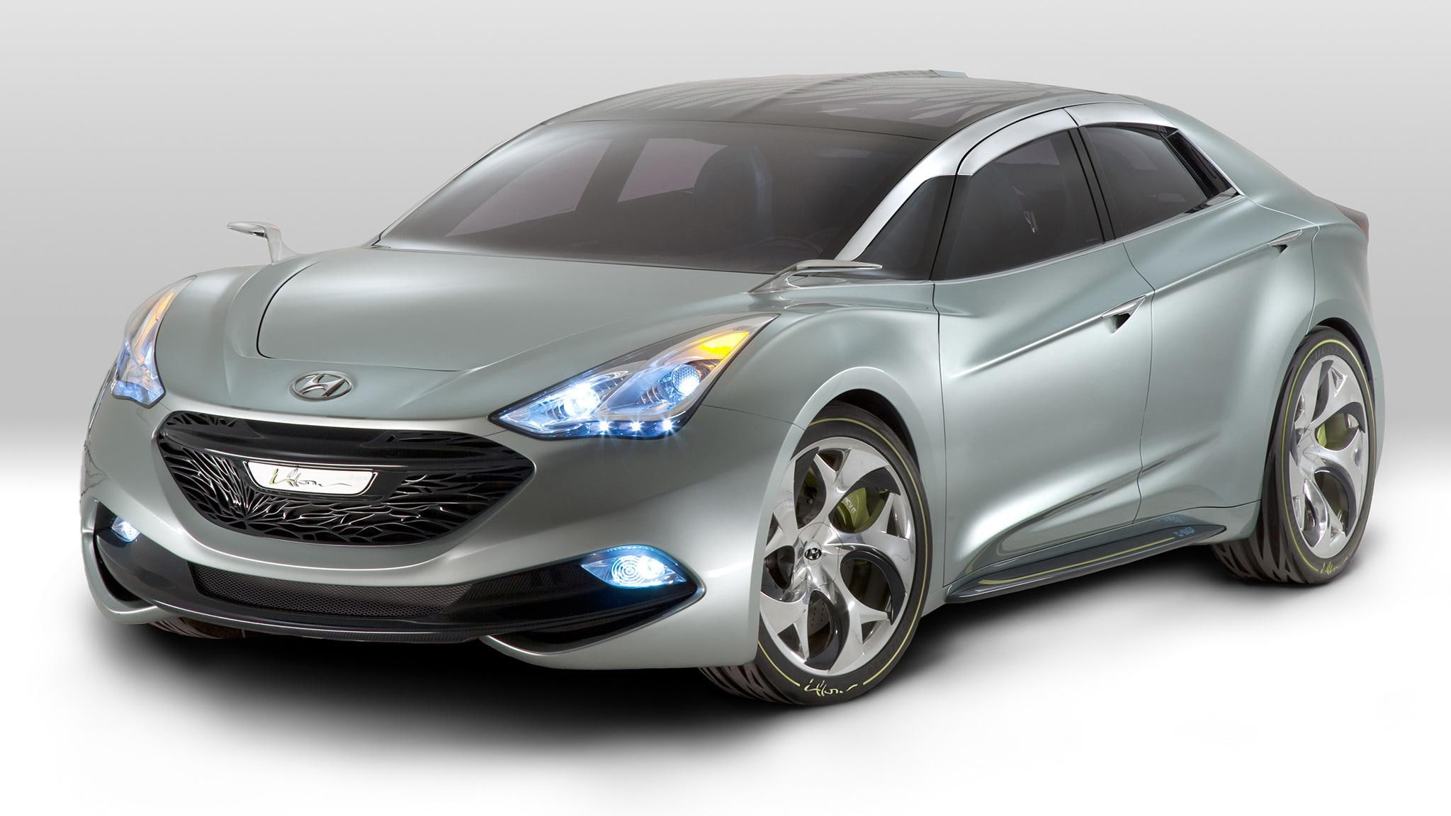 1080P, iflow, cars, flow, hyundai, silver, HD Wallpaper