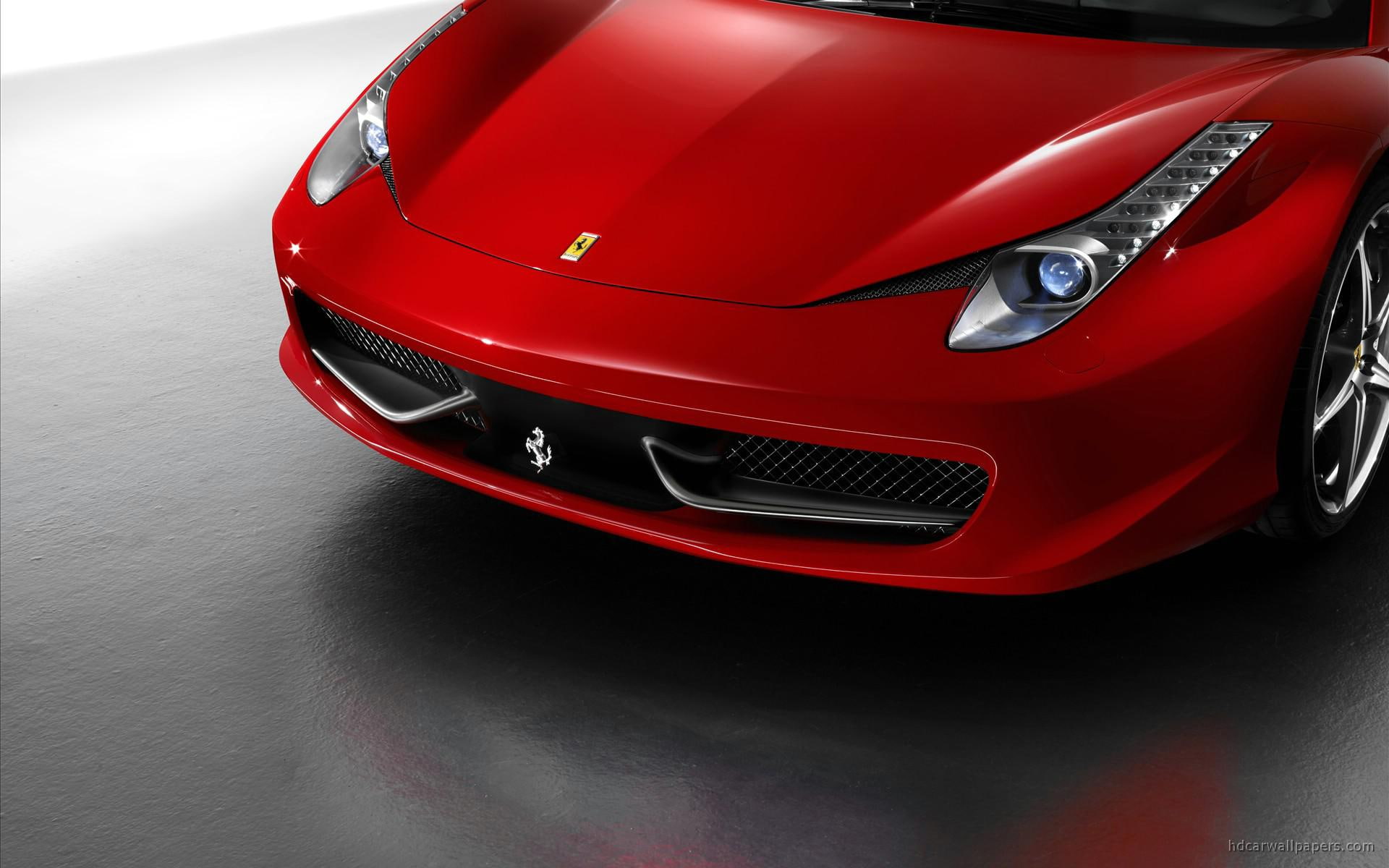 1080P, italia, cars, porsche, ferrari, car, new, red, HD Wallpaper