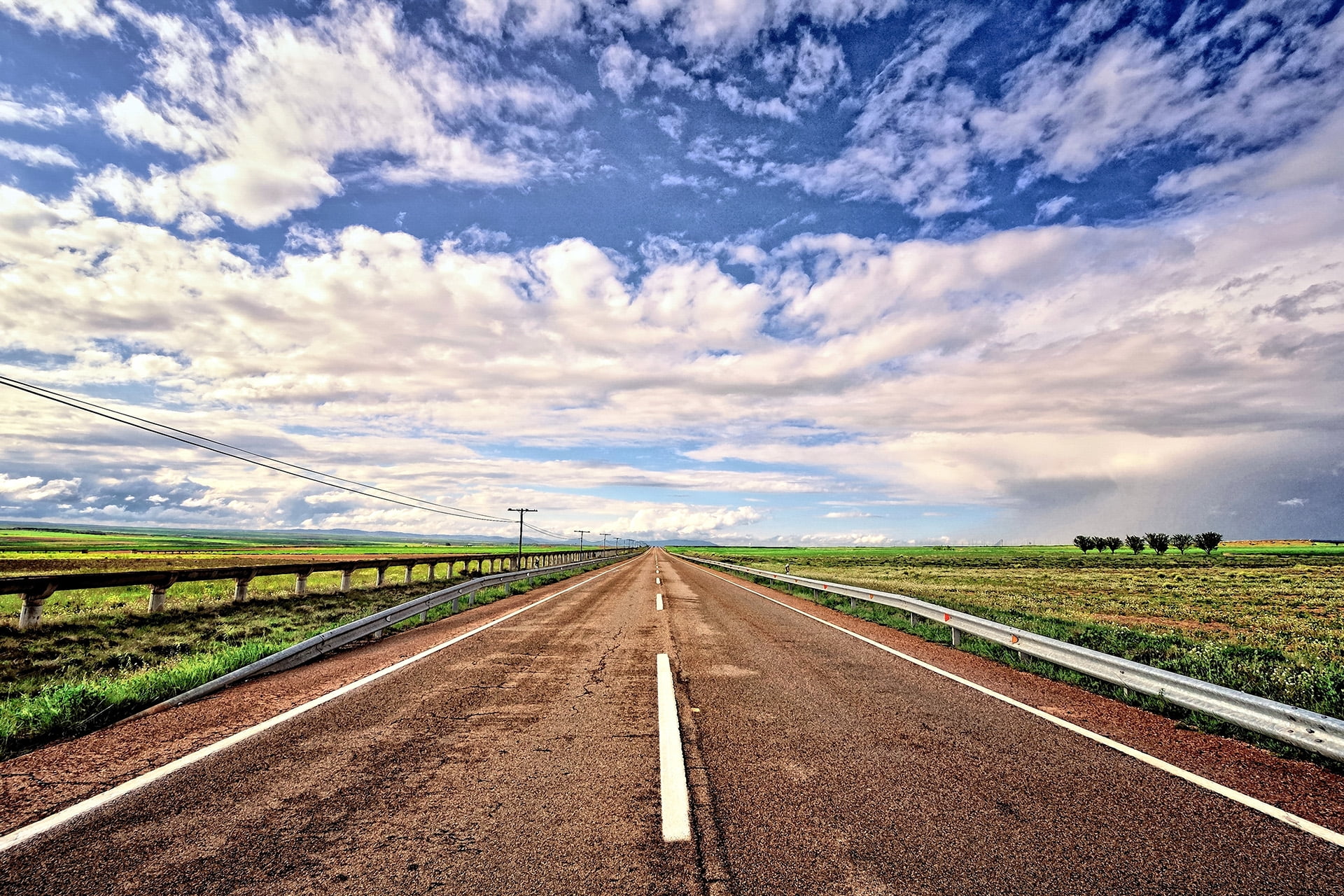 landscape, grass, sky, field, photography, horizon, highway, asphalt, outdoors, straight, cloud - Sky, scenics - nature, layout, sunset, 1080P, non-Urban Scene, HD Wallpaper