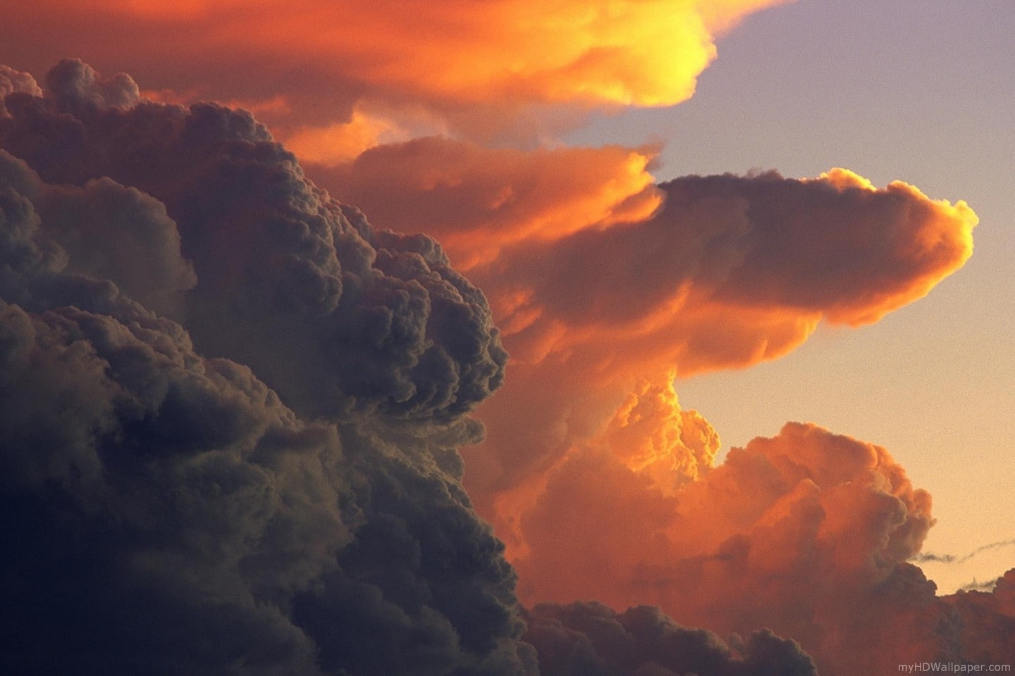 720P, sky, power in nature, scenics - nature, tranquil scene, softness, sunset, nature, contrast, heaven, cloudscape, backgrounds, cloud - sky, beauty in nature, HD Wallpaper