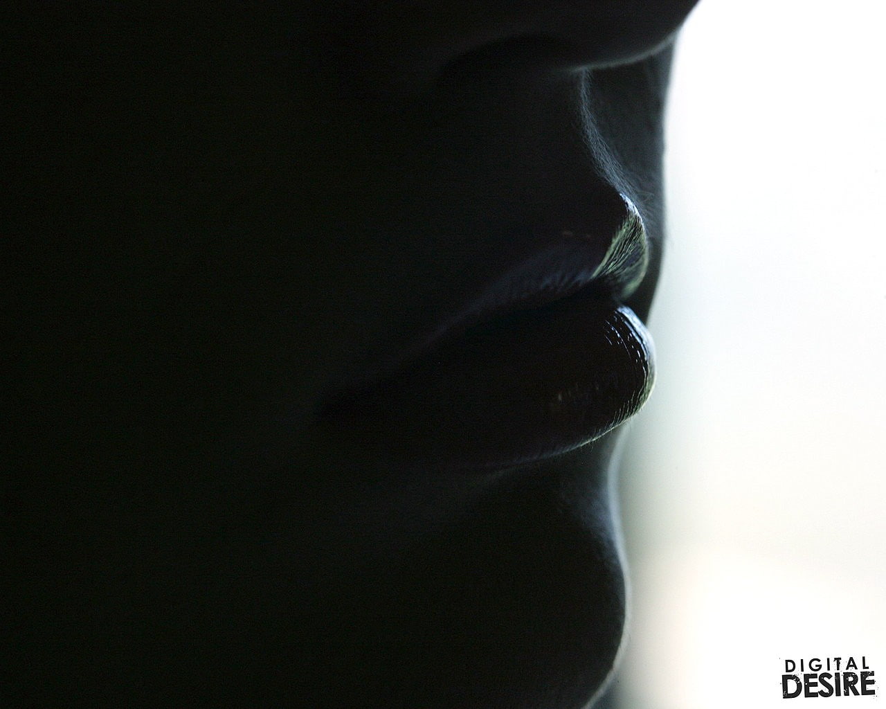 closeup, 720P, lips, contrast, HD Wallpaper
