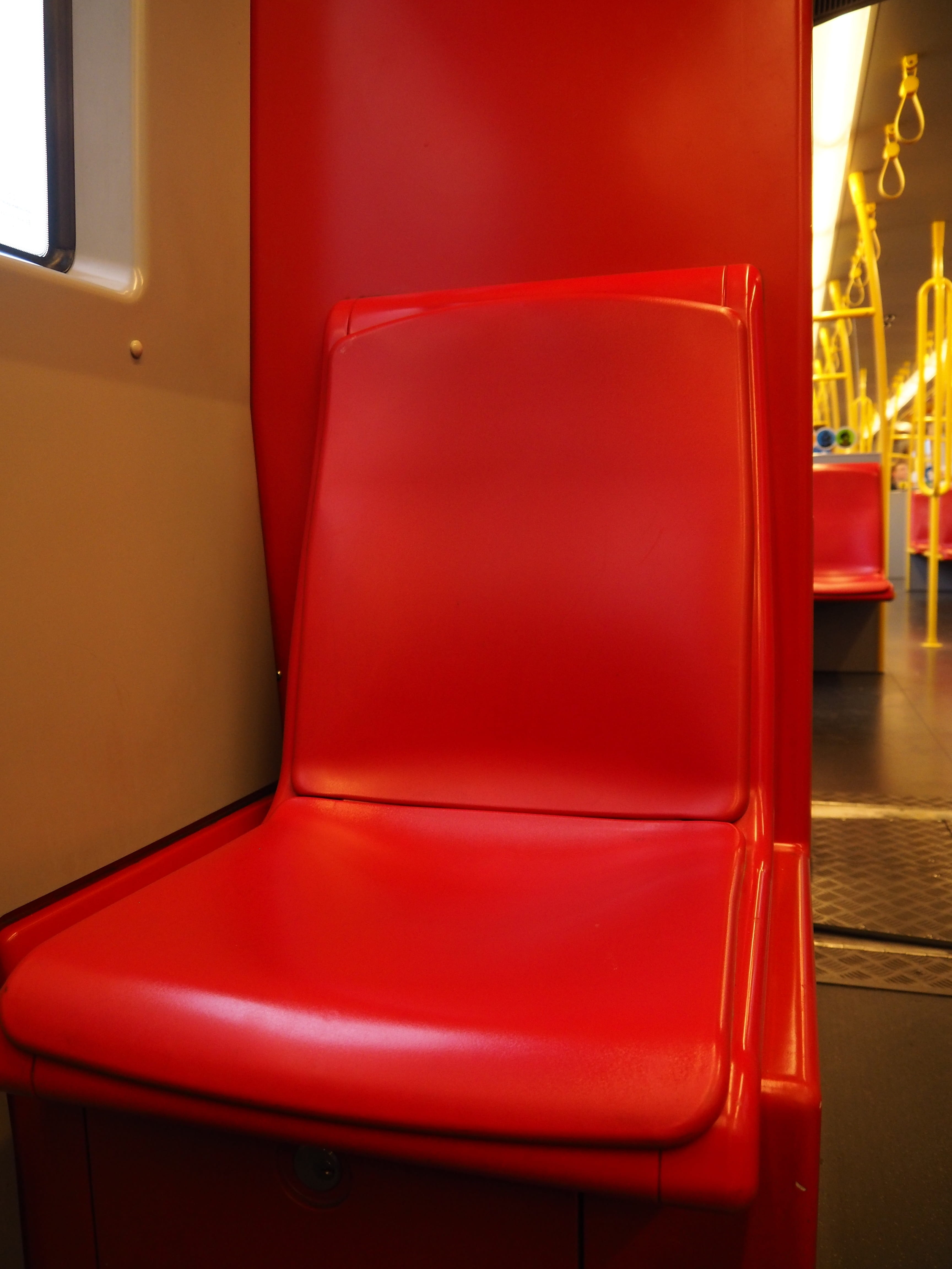 mode of transportation, 4K, seat, arts culture and entertainment, night, red, no people, drive, vehicle interior, public personennahverkehr, rail traffic, Phone HD Wallpaper