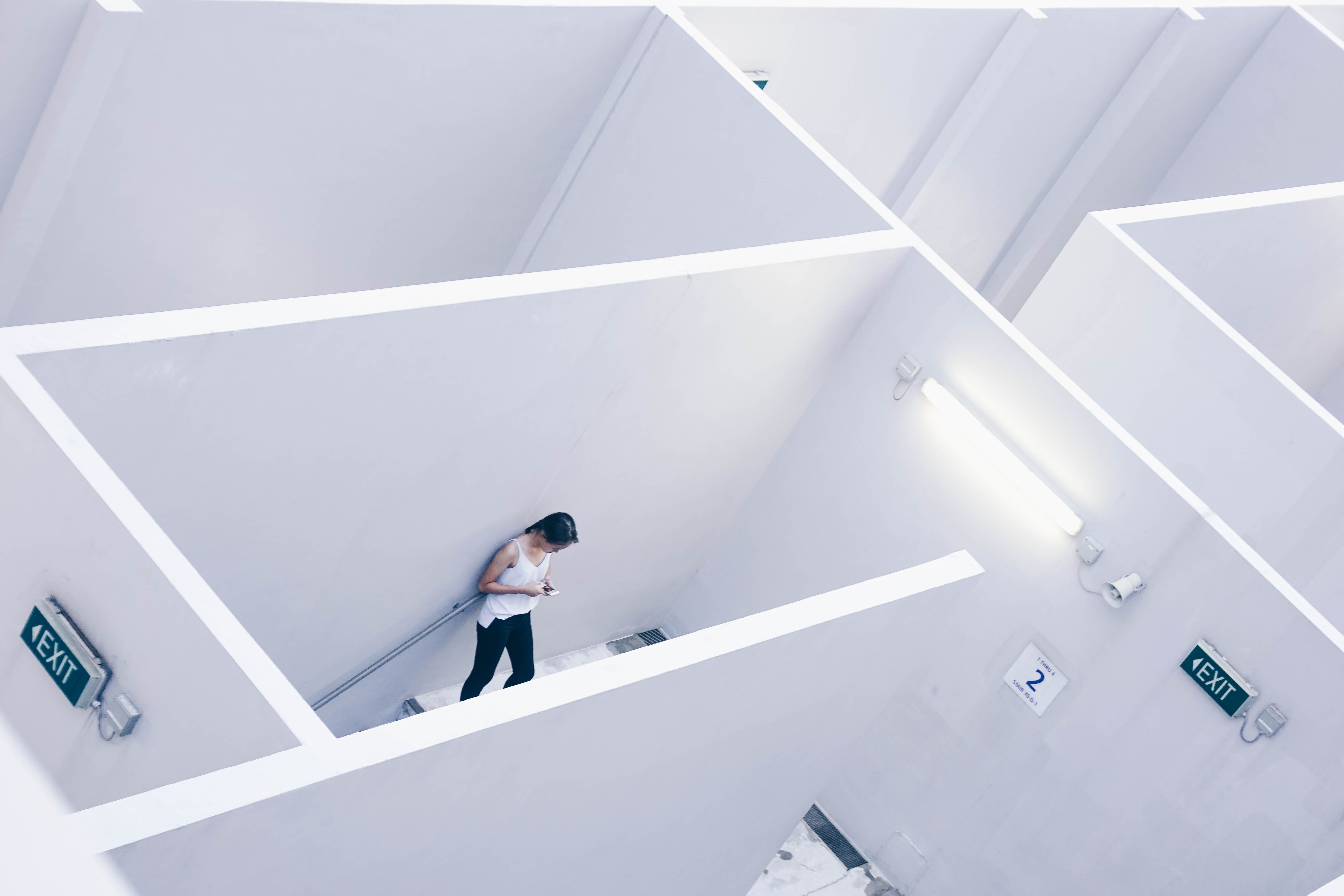 tank, businesswoman, mounted, suit, men, adult, business, lady, formal businesswear, indoors, steps and staircases, office, wearing, well-dressed, one man only, HD Wallpaper