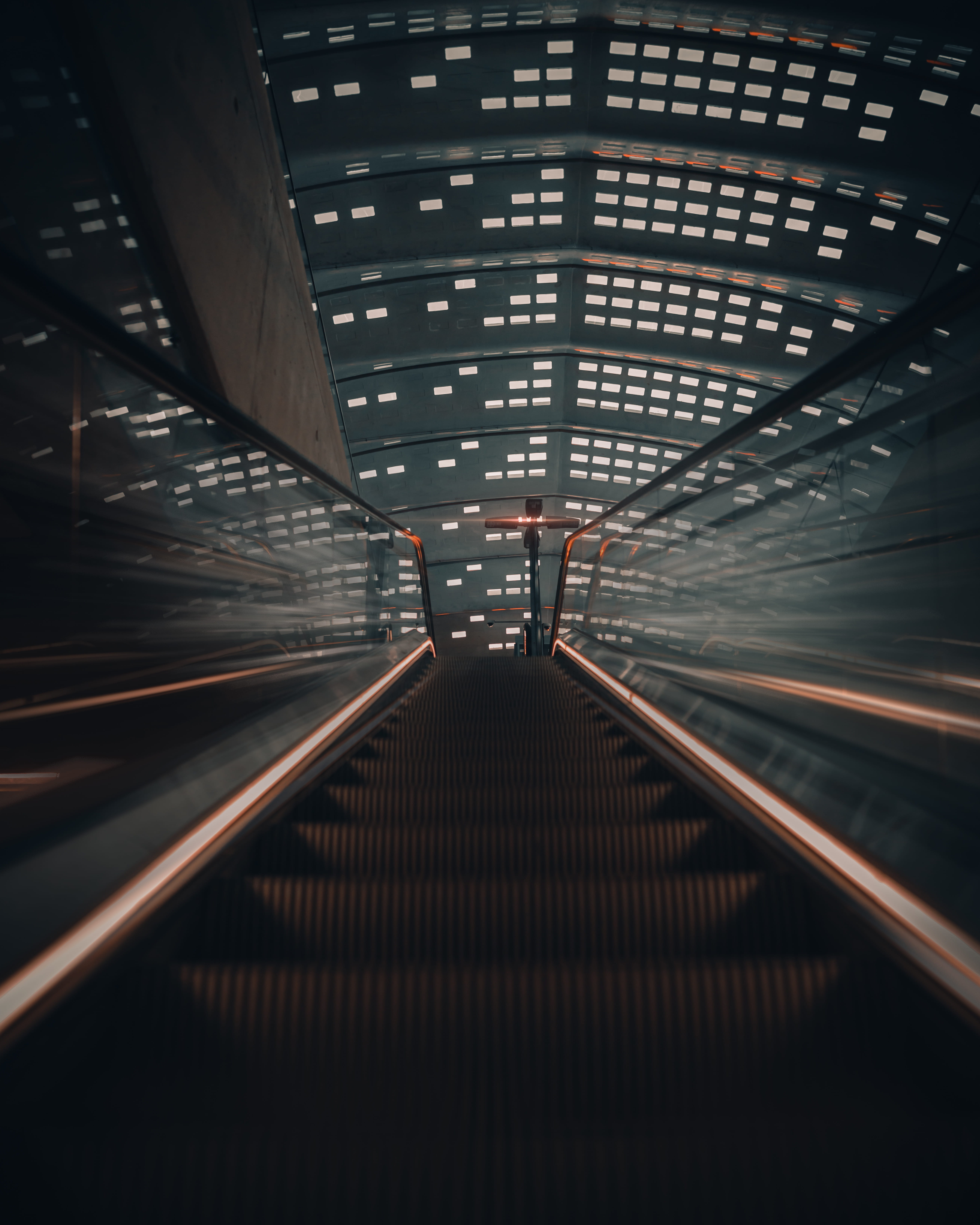 urban, staircase, motion, architecture, railway, train station, terminal, light, transportation, white, 5K, built structure, modern, handrail, connection, Phone HD Wallpaper