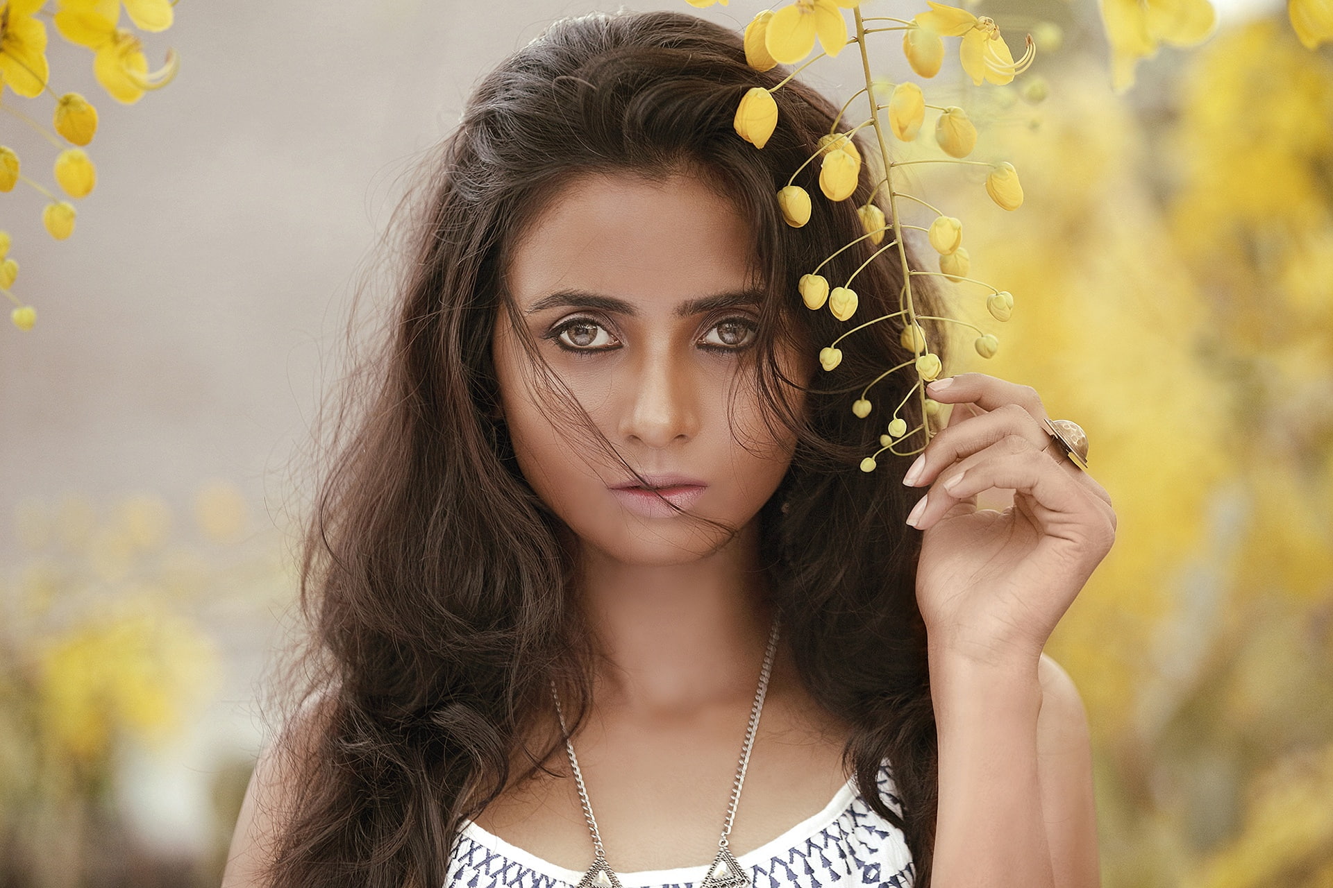 hot, bollywood, model, sexy, cute, actress, pose, 1080P, girl, beautiful, pretty, lips, face, beauty, indian, eyes, figure, smile, sruthi, brunette, celebrity, HD Wallpaper