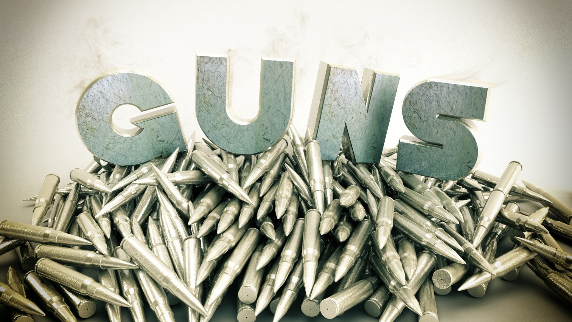 Bullet, 3D, Design, 1080P, Guns, d, HD Wallpaper