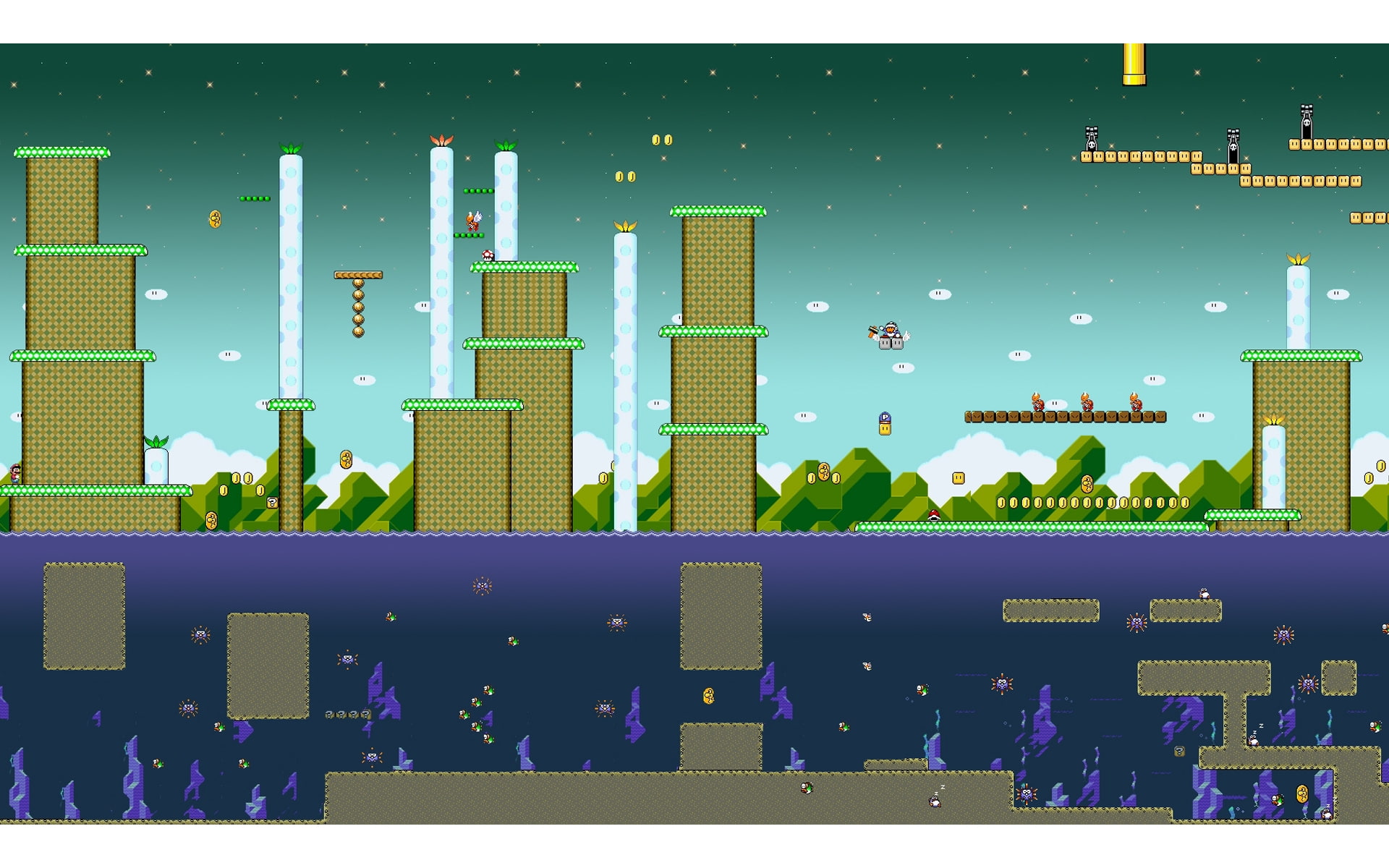 bullet, flyin, Super Mario, design, games, super, Mario, video, 1080P, hd, nintendo, hammer, world, bill, br, art, level, amazing, HD Wallpaper