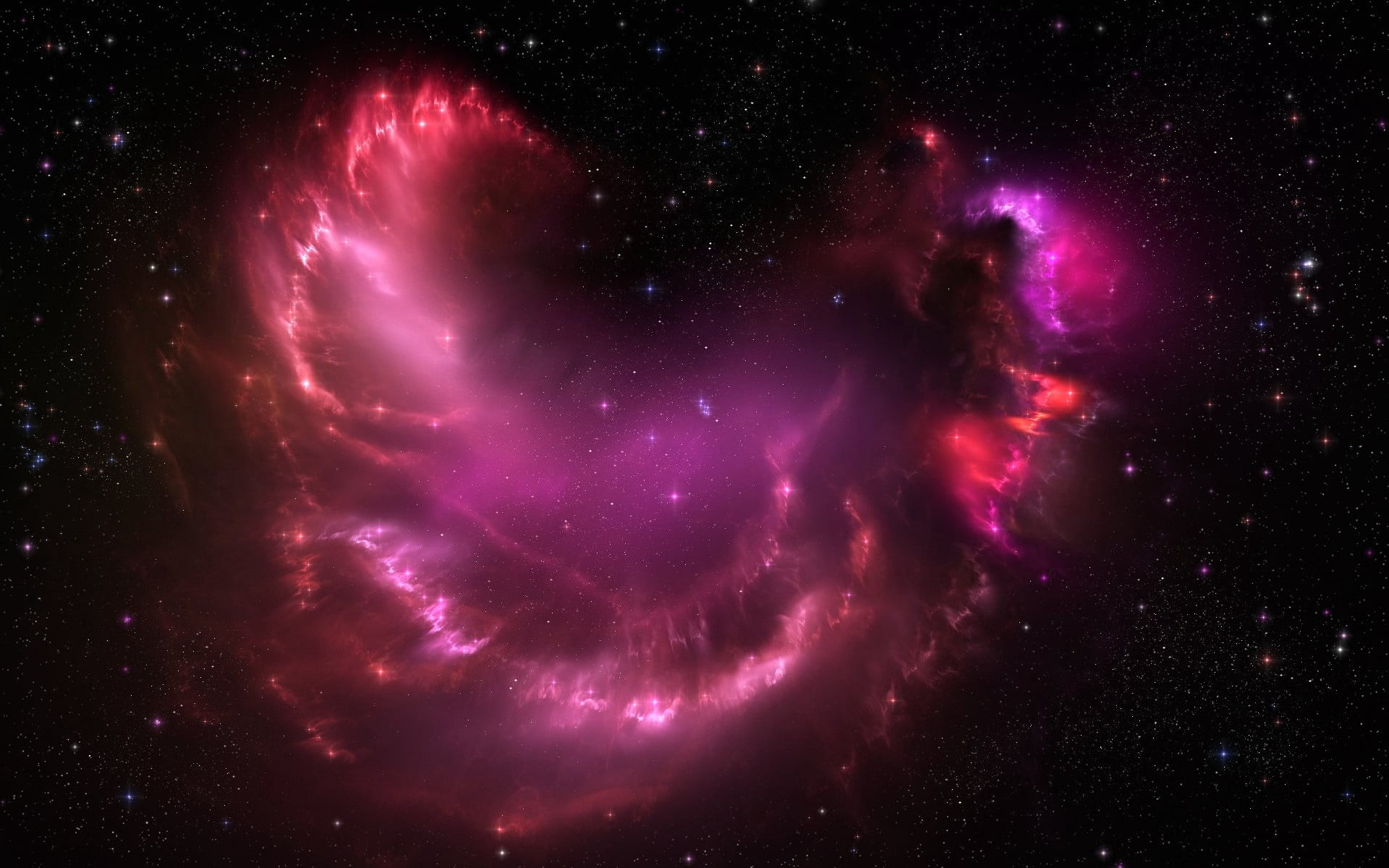 illustration, astronomy Telescope, exploding, nebula, infinity, sky, galaxy, backgrounds, light - Natural Phenomenon, nature, purple, cloud - sky, outdoors, HD Wallpaper