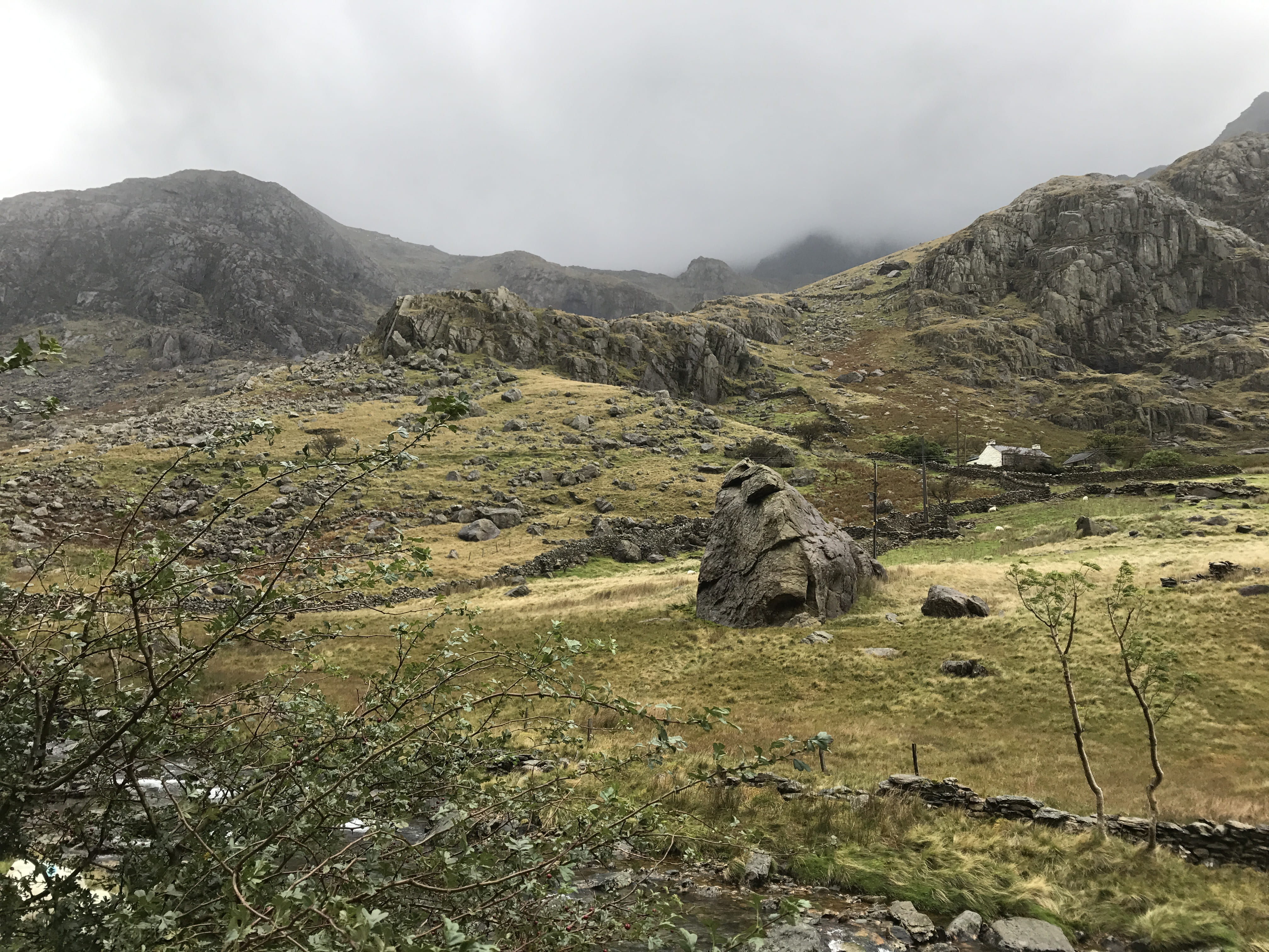 mountain range, north wales, nature, non-urban scene, beauty in nature, rock, scenics - nature, moors, formation, environment, no people, sky, tranquil scene, HD Wallpaper