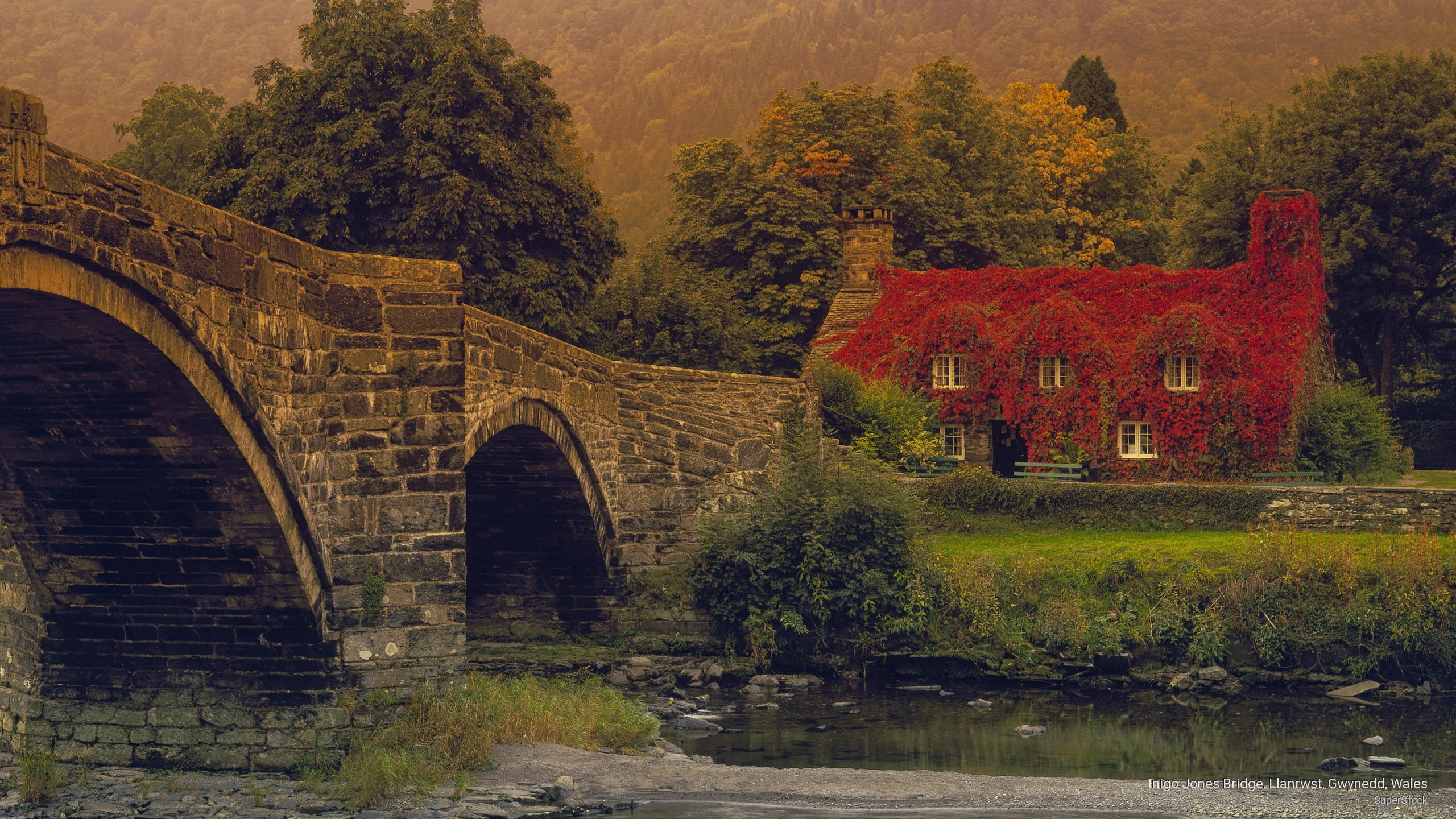 inigo, 2K, jones, gwynedd, bridge, Europe, wales, llanrwst, HD Wallpaper