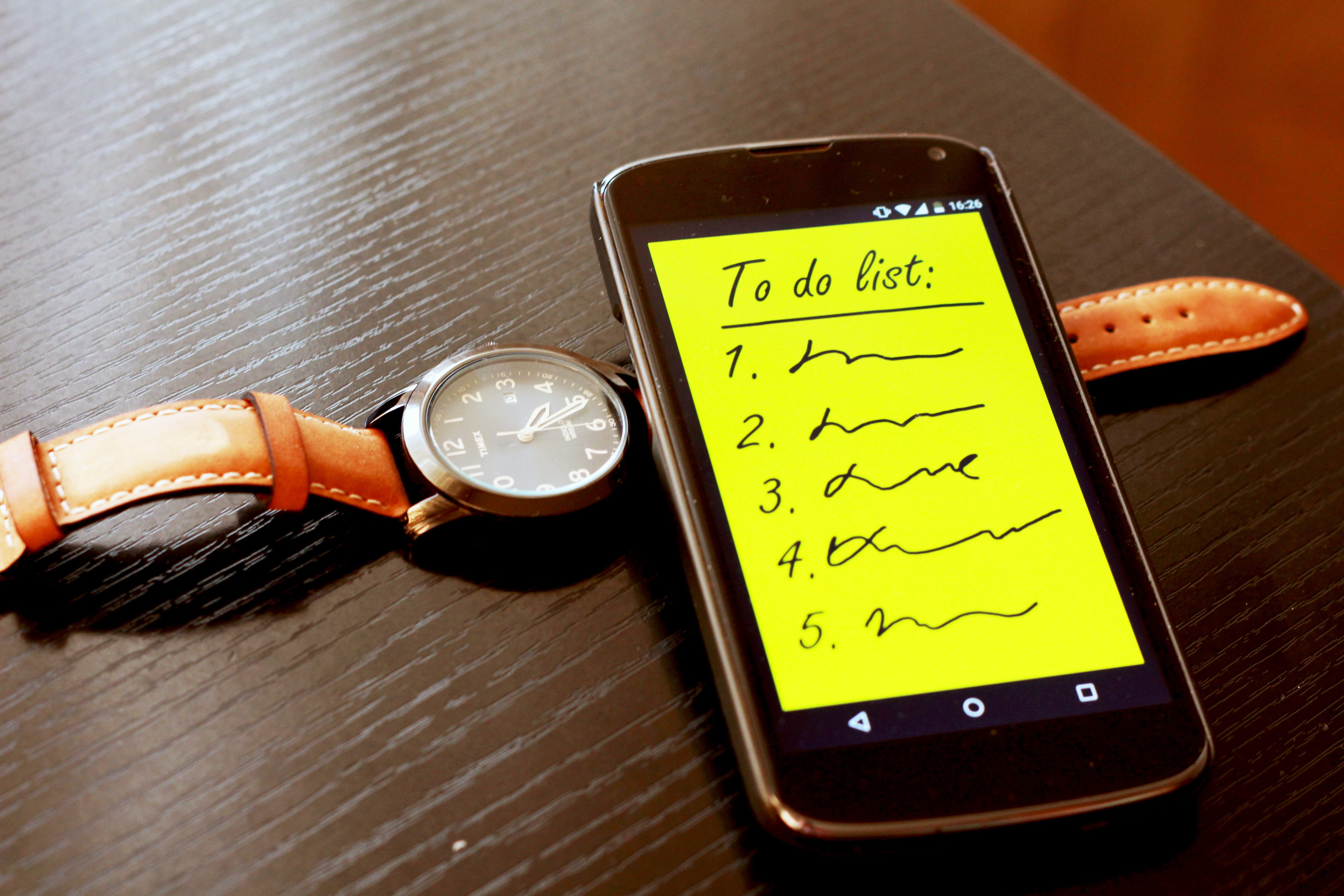 analog, orange, high angle view, connection, black, portable information device, no people, indoors, list, top, message, wireless technology, western script, HD Wallpaper