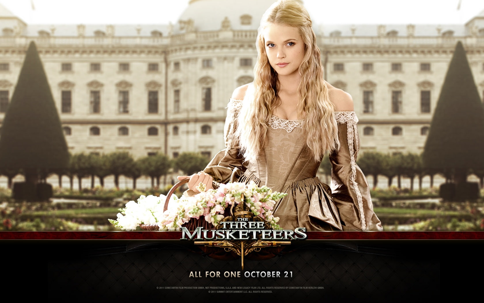 Wilde, Gabriella, Three, 720P, Musketeers, HD Wallpaper