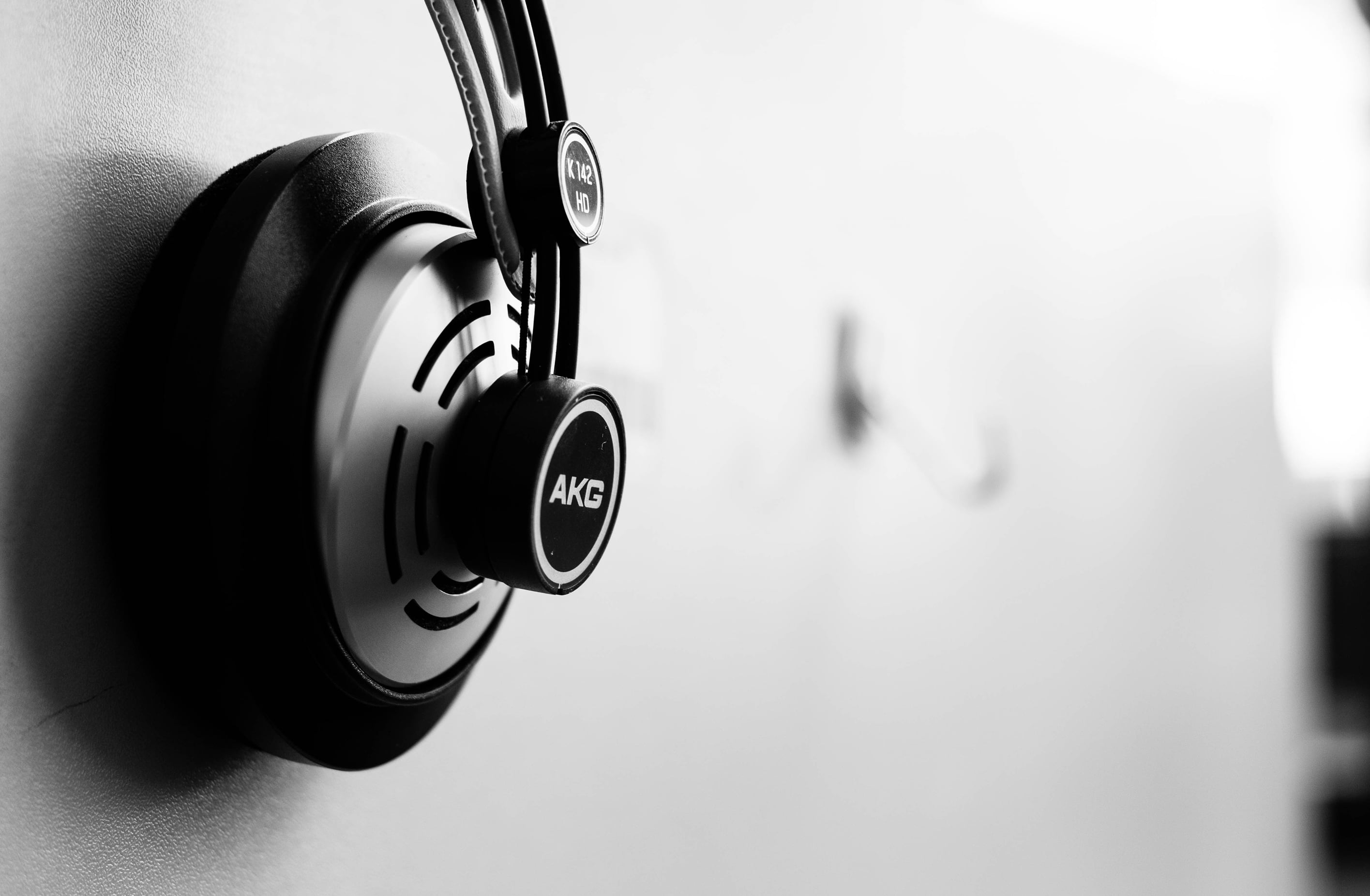 headphones, 2K, AKG, HD Wallpaper
