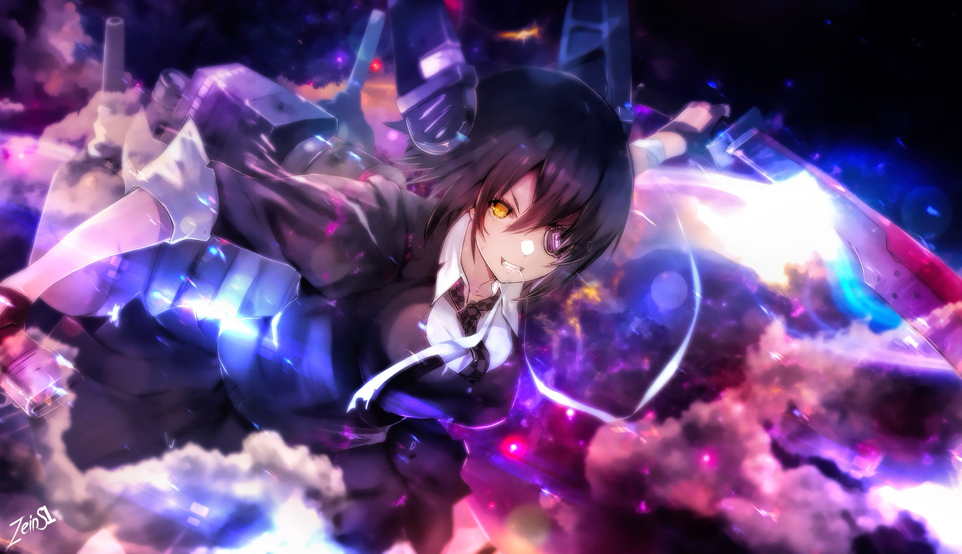 Anime, Tenryuu (Kancolle), 1080P, Kantai Collection, HD Wallpaper