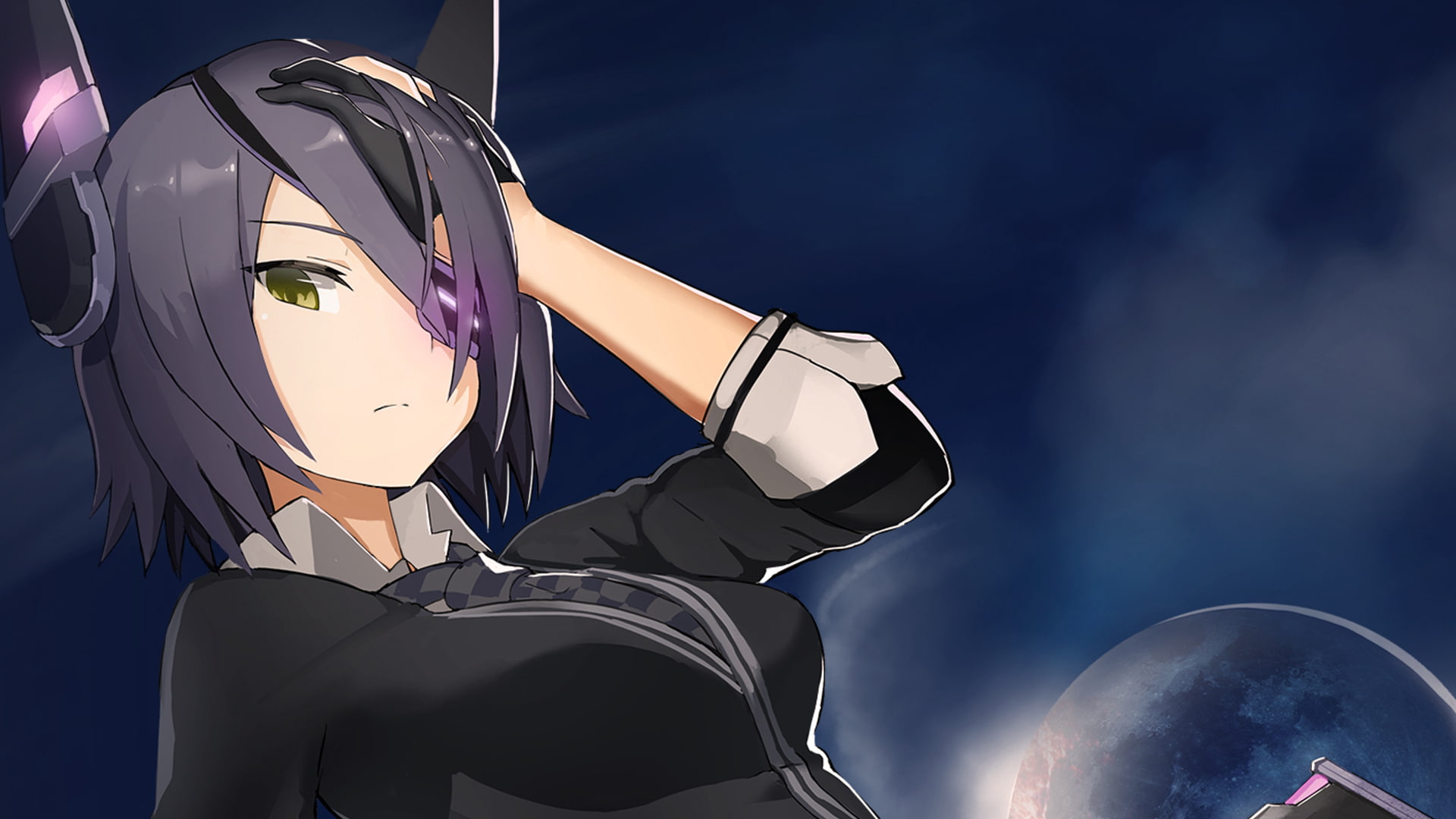 Eye Patch, Anime, 1080P, Tenryuu (Kancolle), Kantai Collection, HD Wallpaper