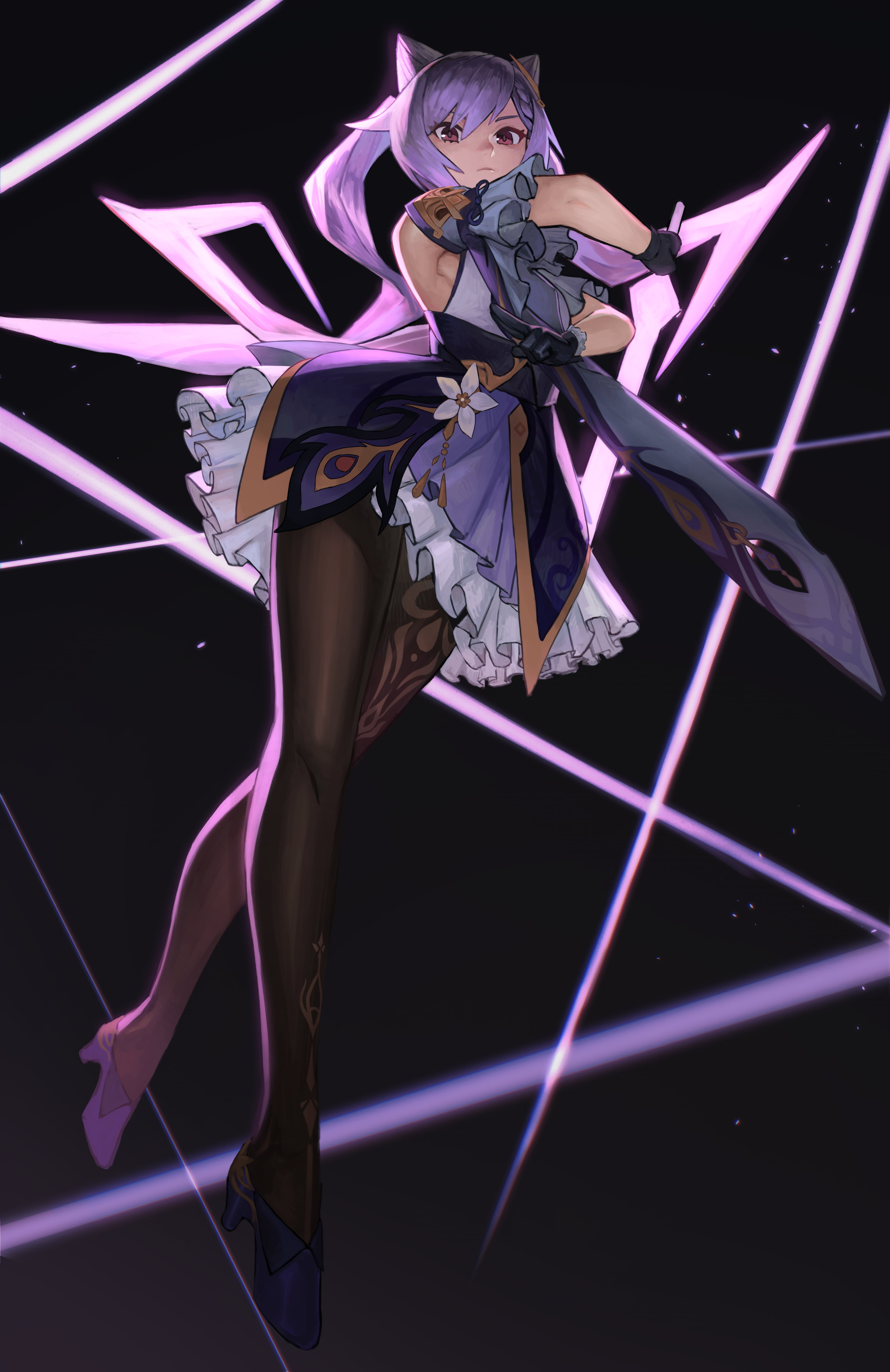 Genshin Impact, keqing (genshin impact), 5K, anime girls, Phone HD Wallpaper