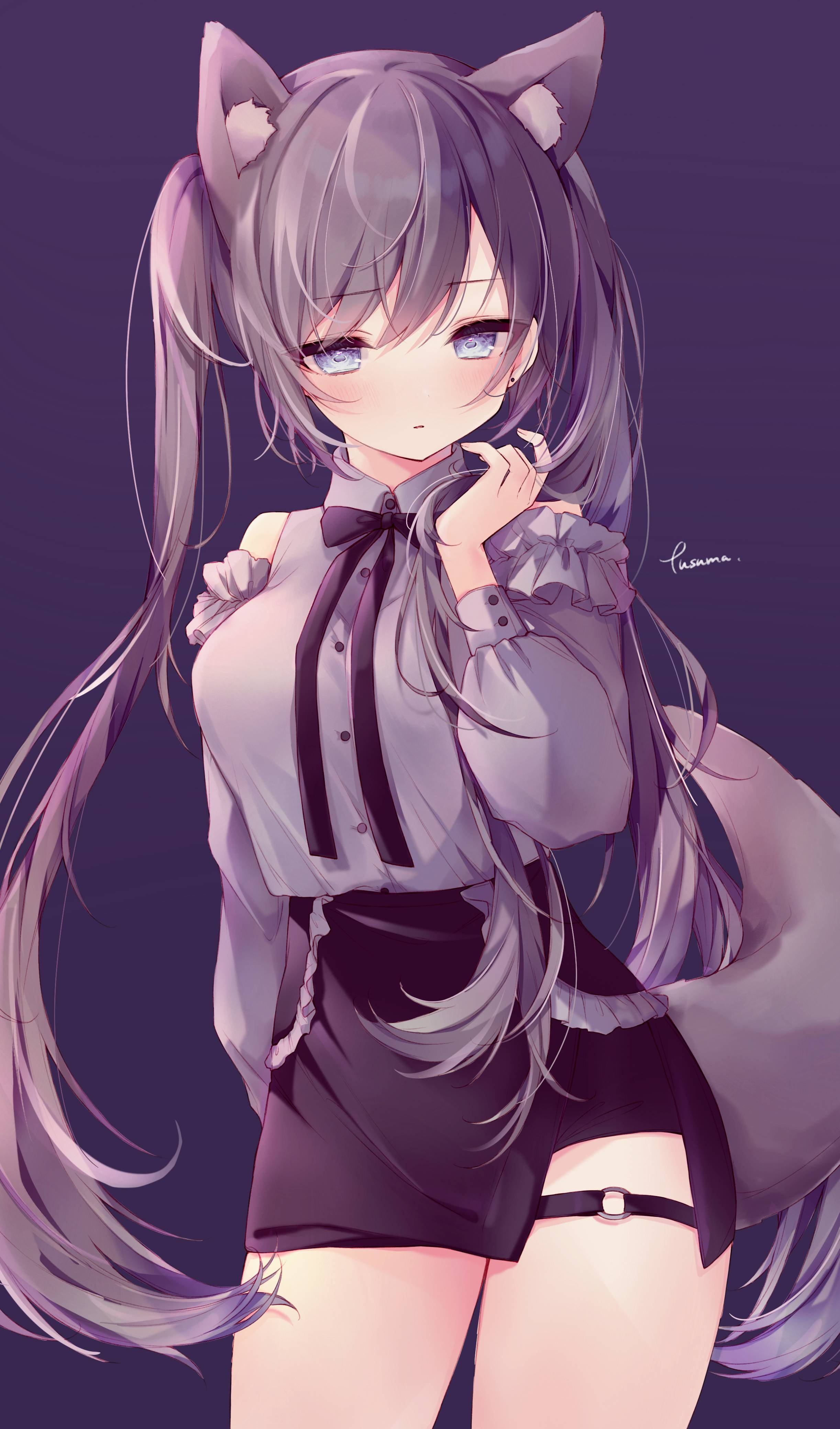 4K, anime girls, Genshin Impact, keqing (genshin impact), Phone HD Wallpaper
