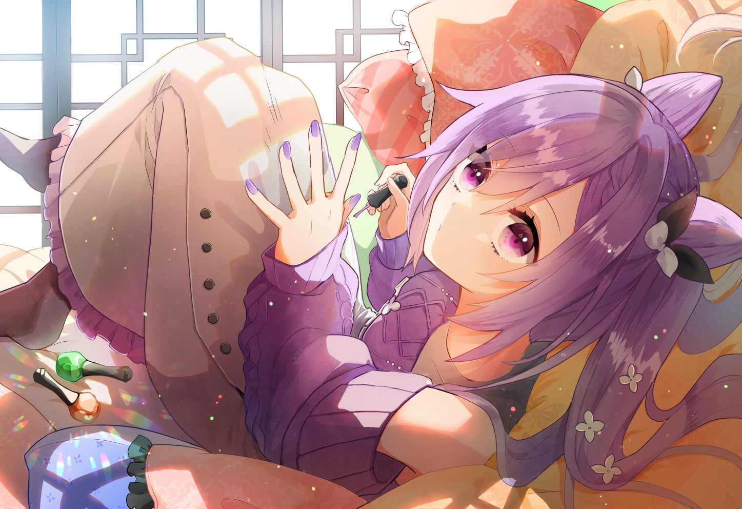 Genshin Impact, anime girls, 720P, keqing (genshin impact), HD Wallpaper