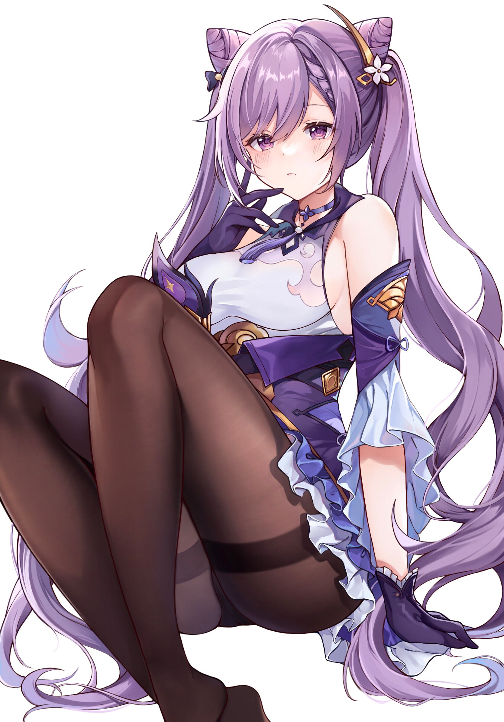 anime girls, 1080P, keqing (genshin impact), Genshin Impact, Phone HD Wallpaper