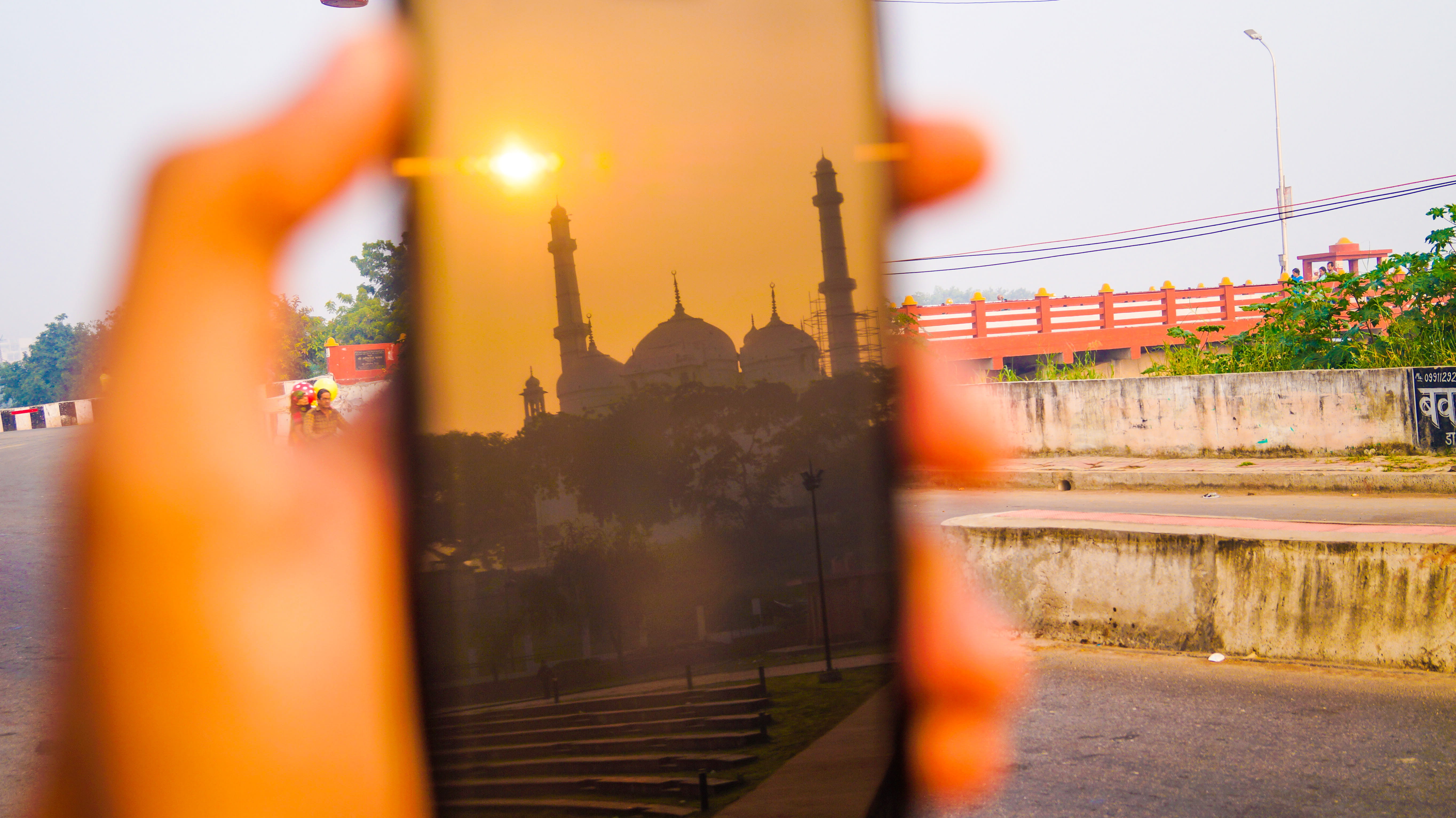 bridge, sky, ishant_mishra, building exterior, building, ishant, ishant_mishra54, i phone, place of worship, 5K, mirror image, iphone 6, focus on background, HD Wallpaper