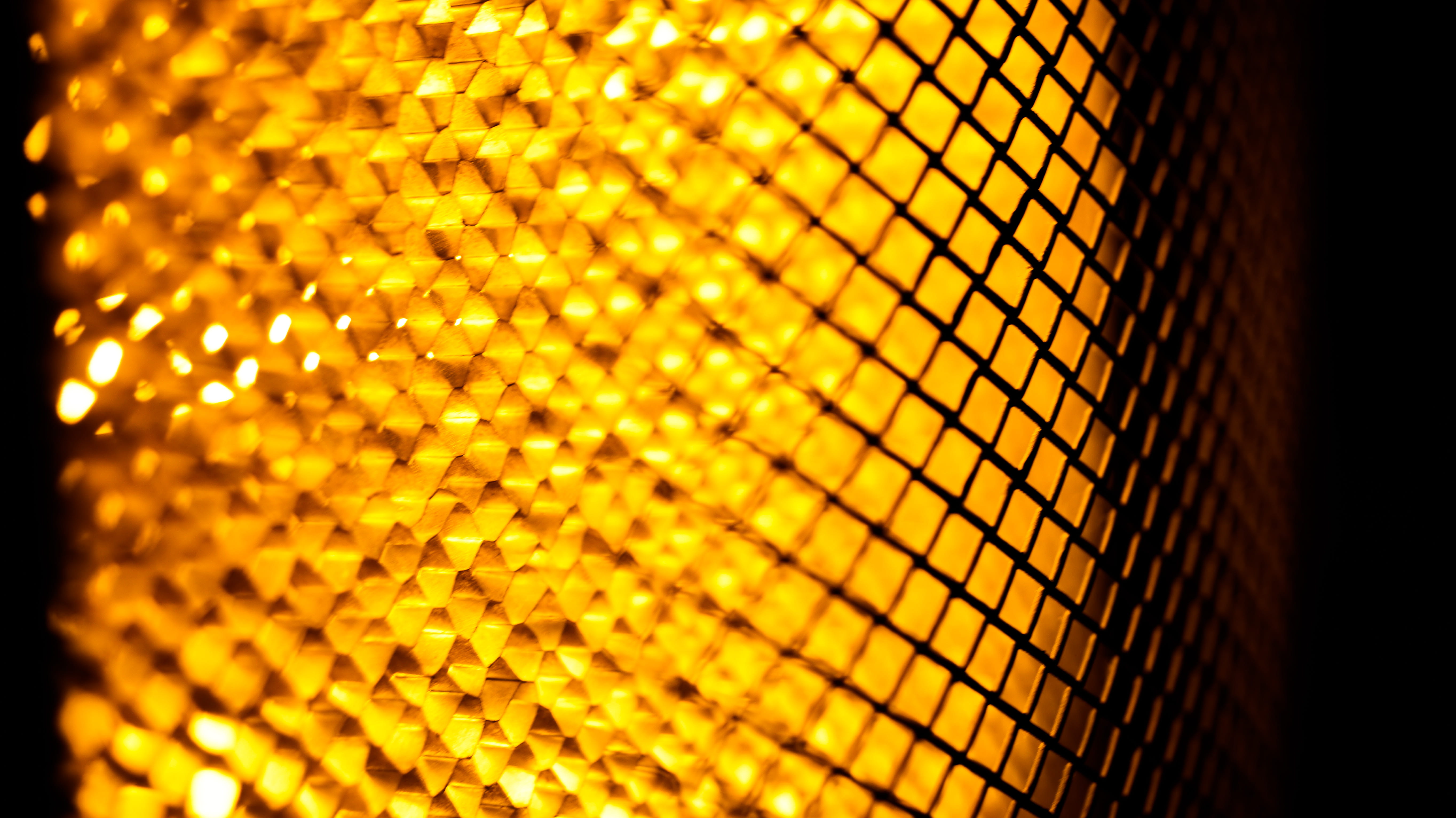 no people, mishra, dark, honey, grill, decoration, close-up, awesome, dessert, illuminated, pattern, cool, design, yellow, honeycomb, hanging, heater, backgrounds, HD Wallpaper