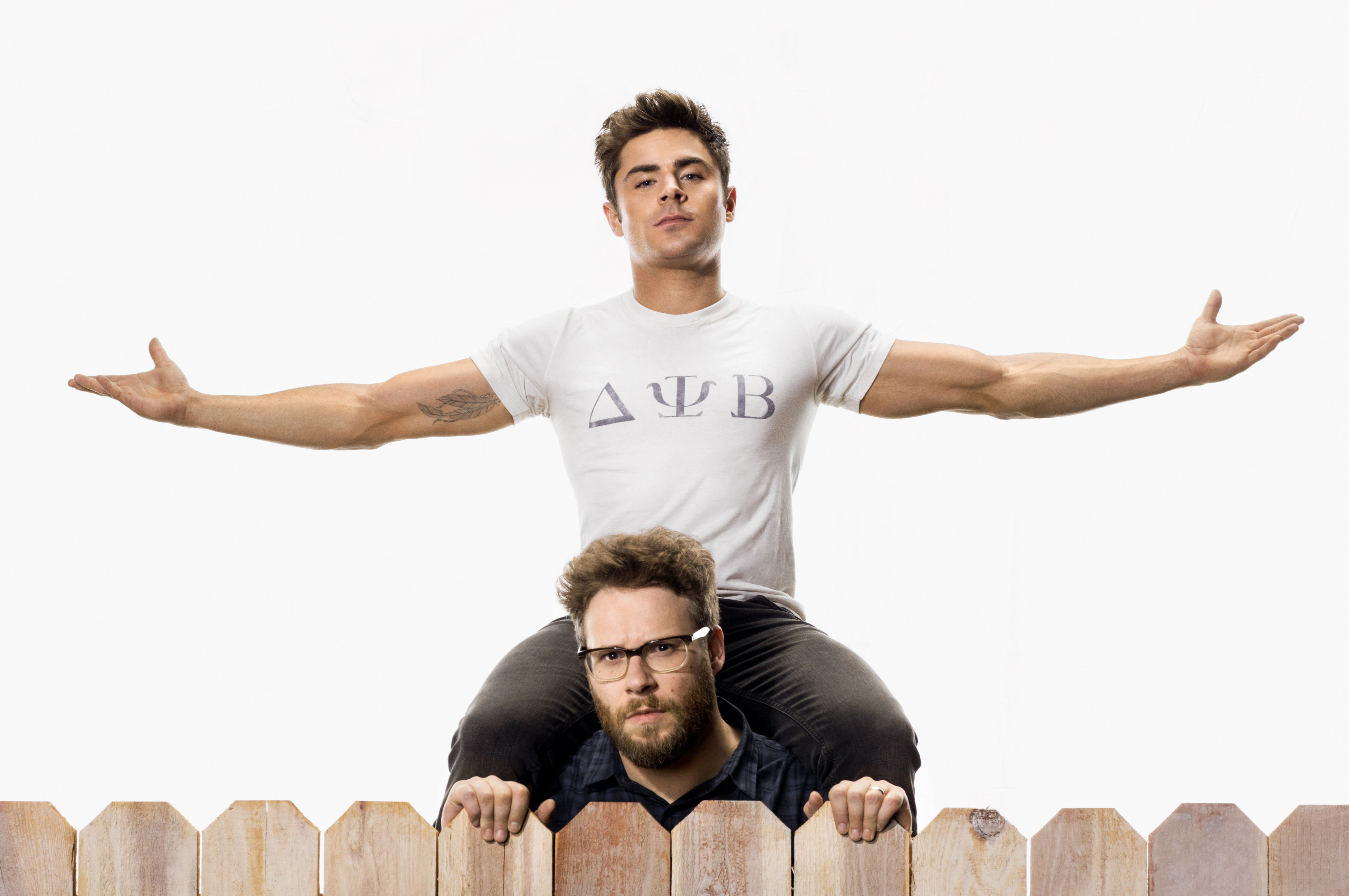 5K, Zac Efron, 4K, Neighbors 2: Sorority Rising, Seth Rogen, 5K, HD Wallpaper