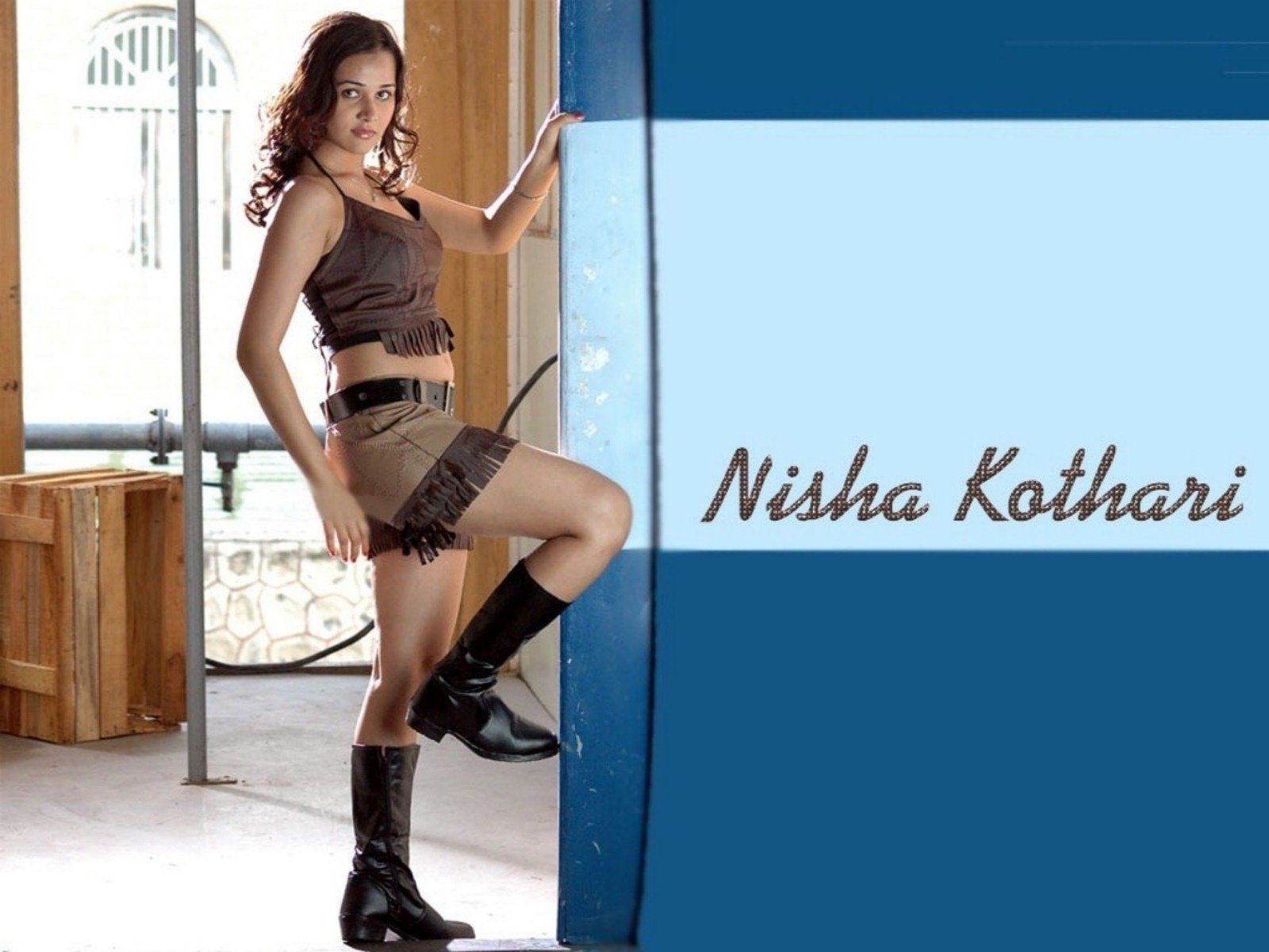 model, babe, actress, indian, kothari, 720P, nisha, bollywood, HD Wallpaper